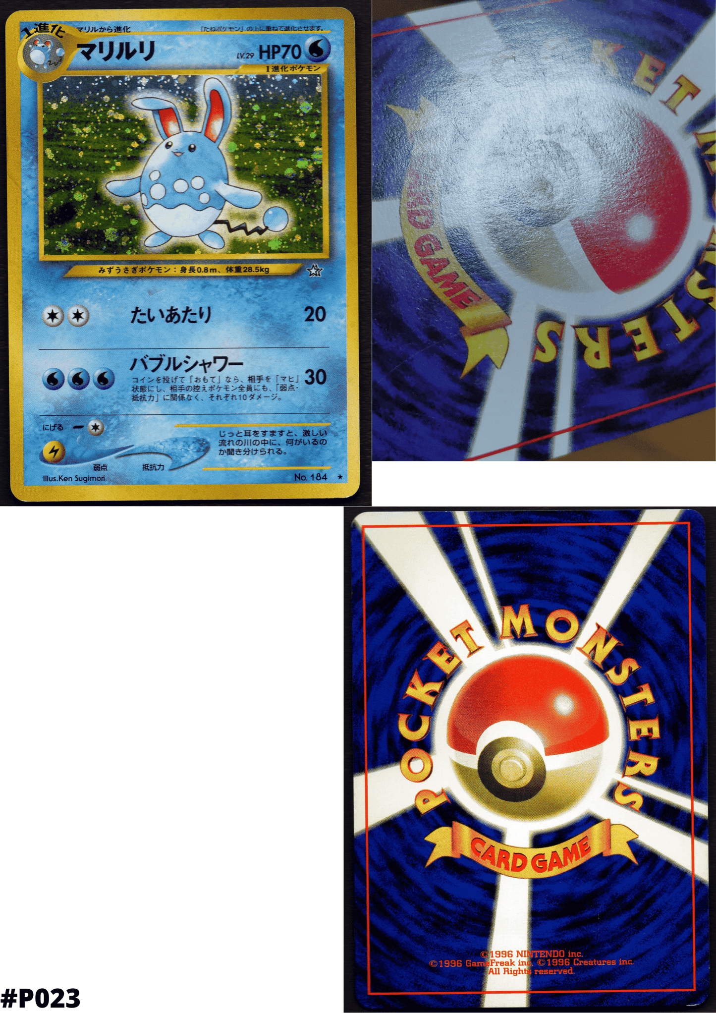 Azumarill No.184 | Neo genesis ChitoroShop
