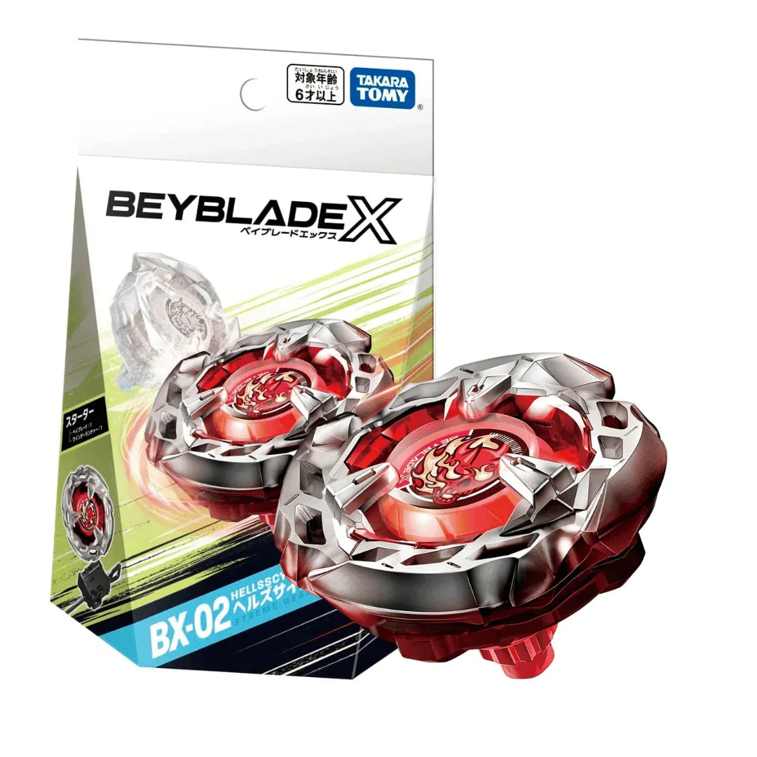 Beyblade X BX-02 : Starter Hells Scythe 4-60T - ChitoroShop