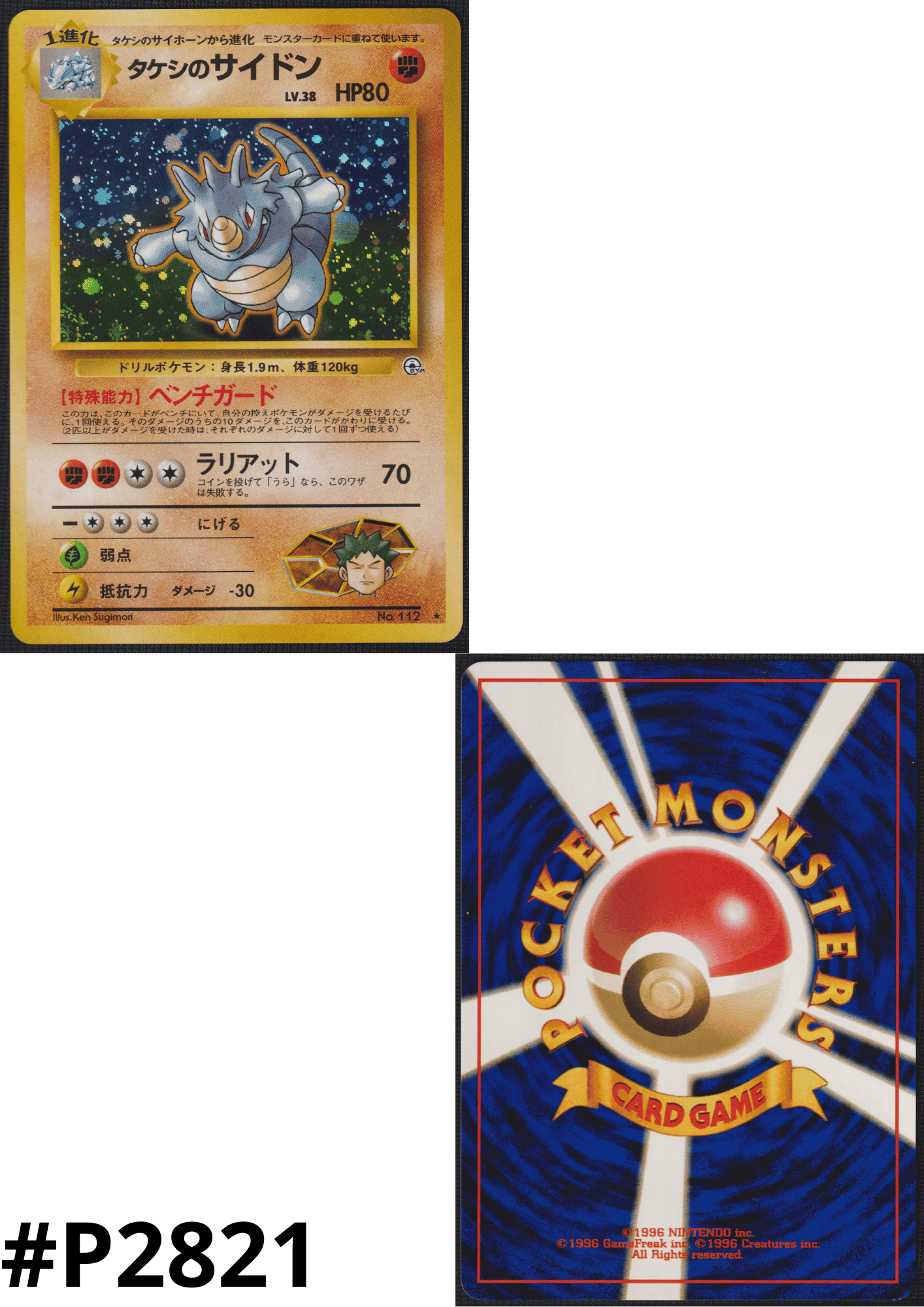 Brock's Rhydon No.112 | Leaders' Stadium ChitoroShop