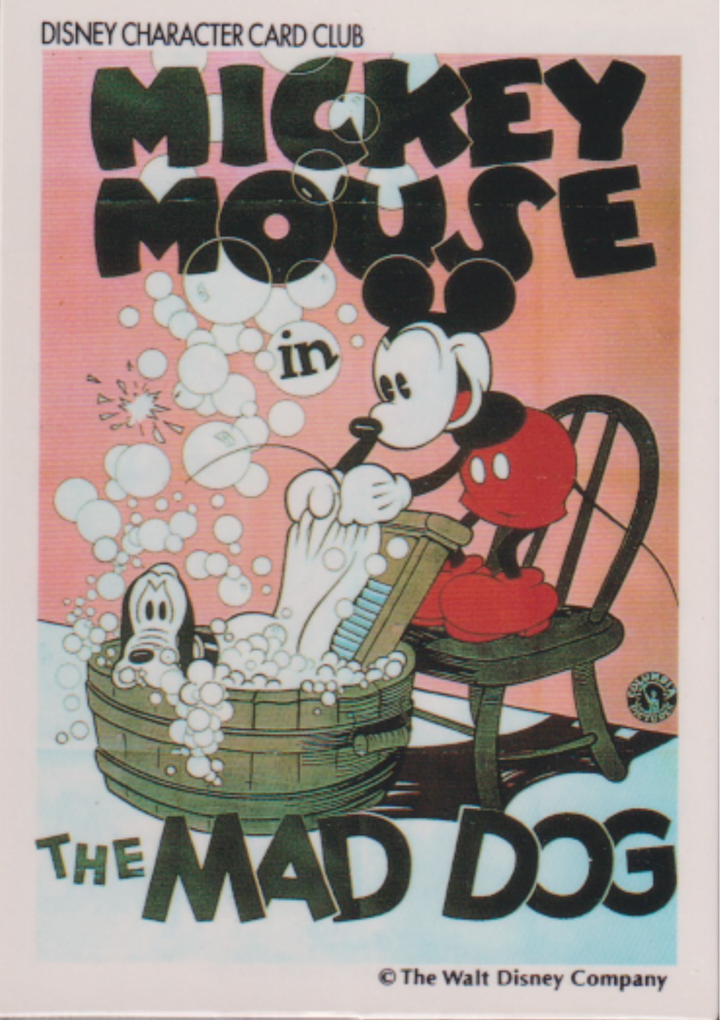 Disney Character Card Club Amada - Mickey Mouse in The Mad Dog
