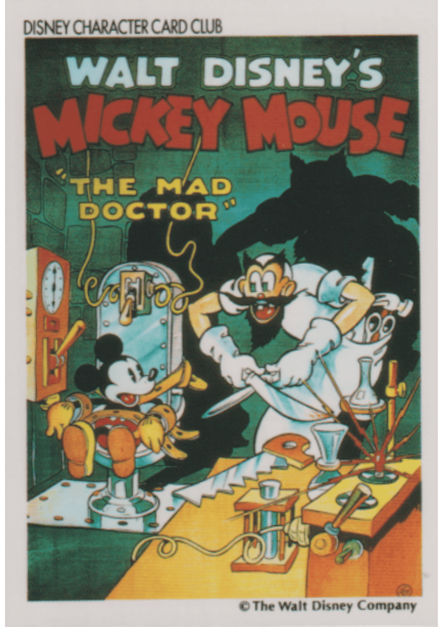 Disney Character Card Club Amada - Mickey Mouse : The Mad Doctor