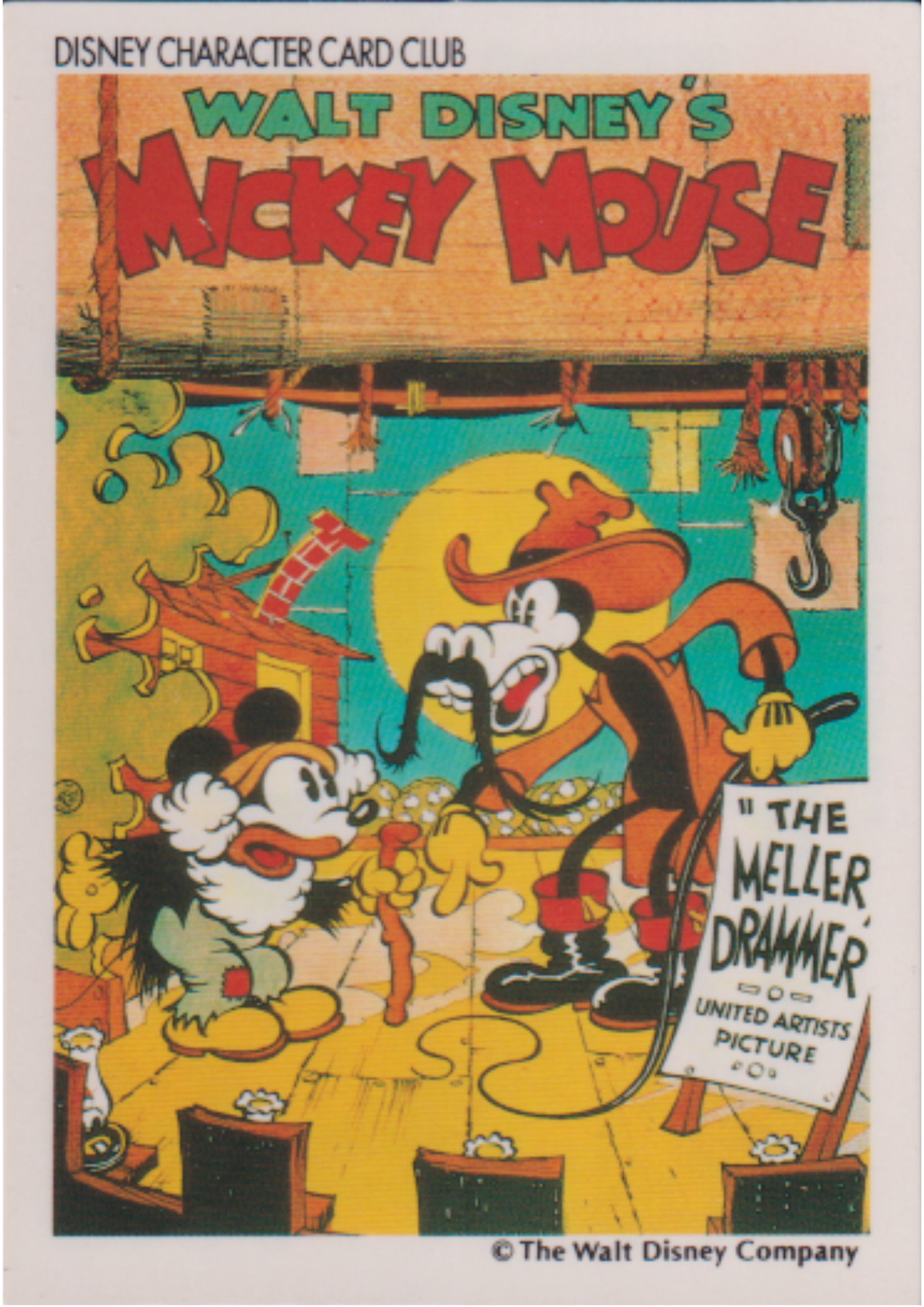 Disney Character Card Club Amada - Mickey Mouse : The Meller Drammer