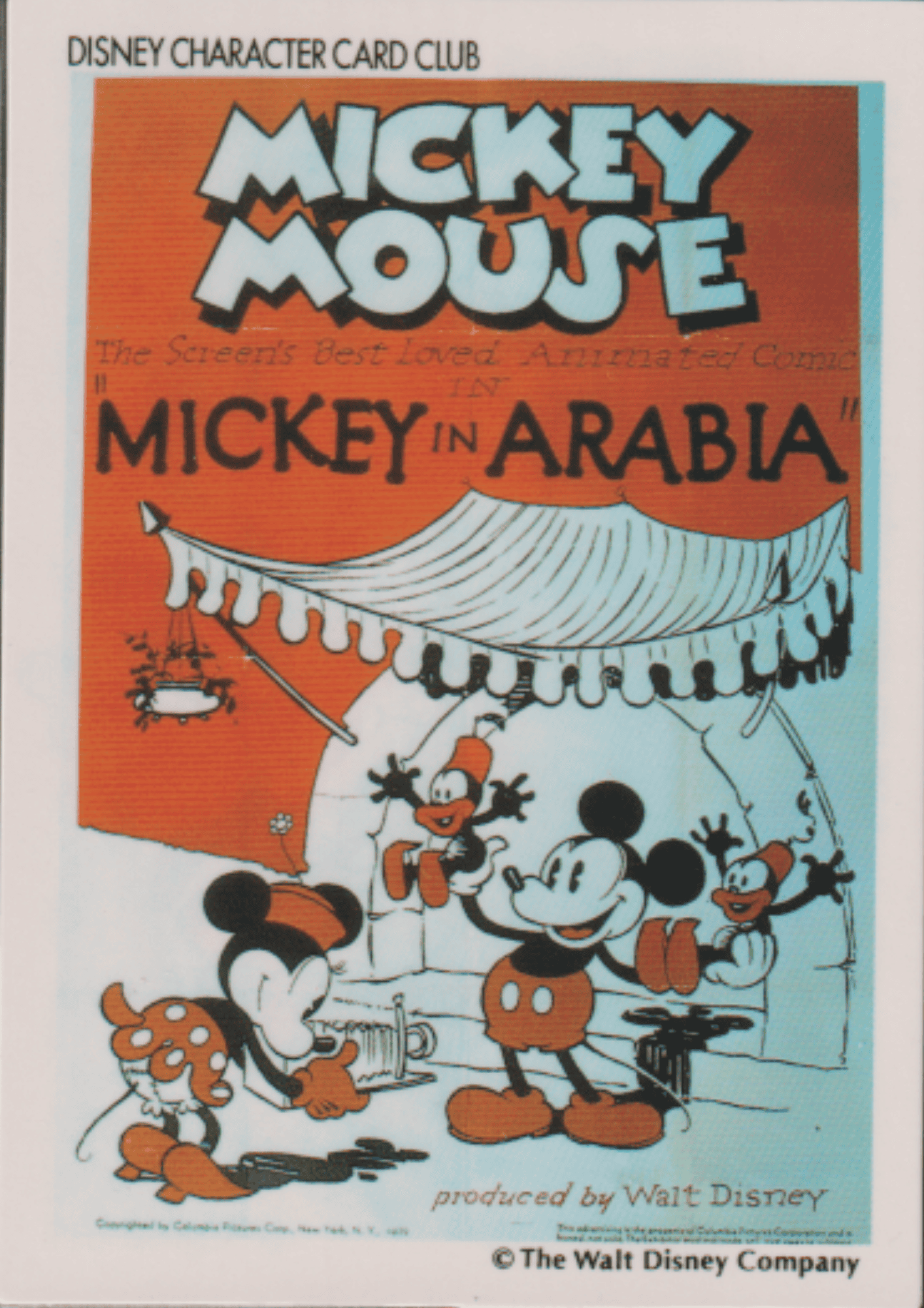 Disney Character Card Club Amada - Mickey Mouse : Mickey In Arabia