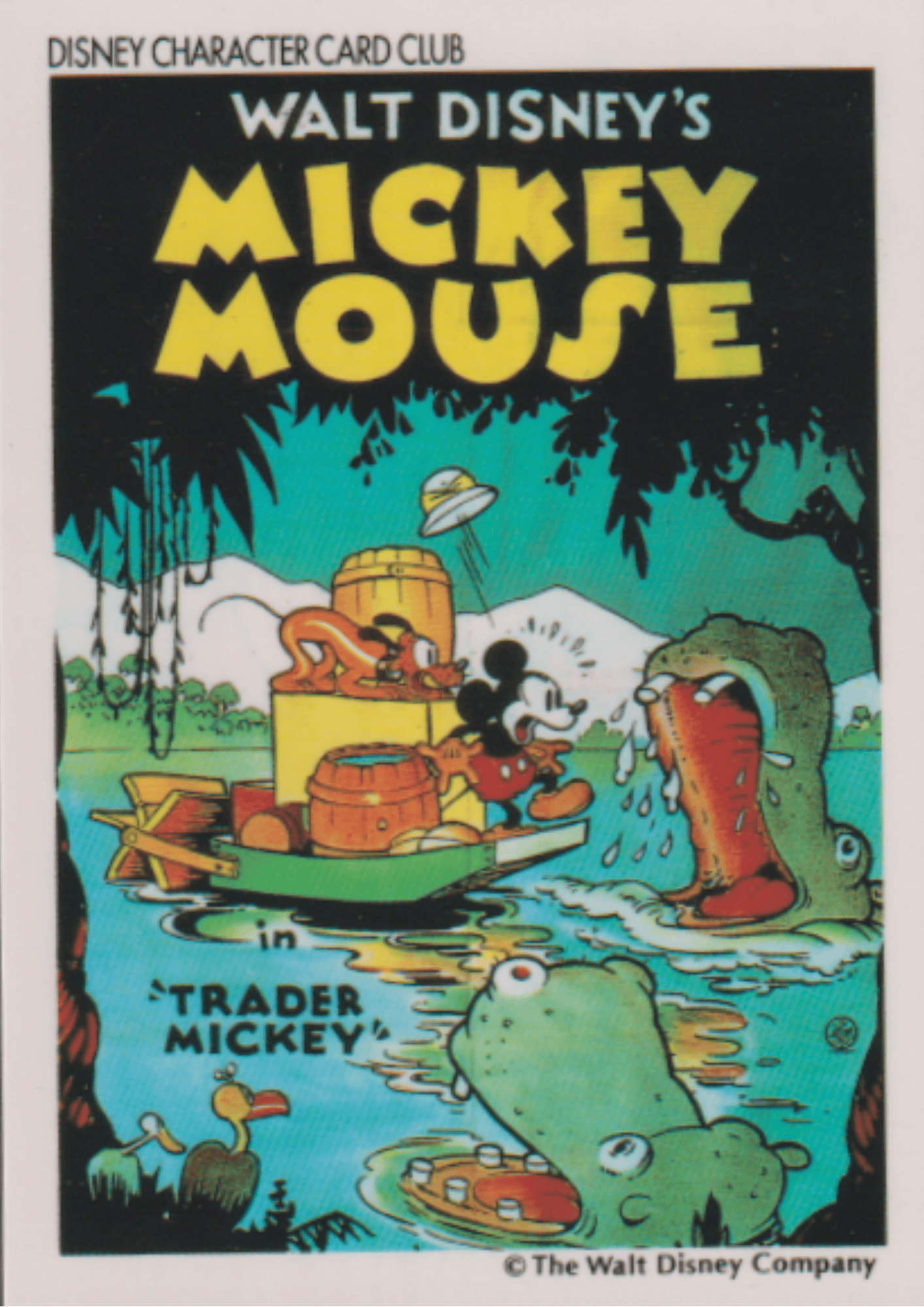 Disney Character Card Club Amada - Mickey Mouse in Trader Mickey
