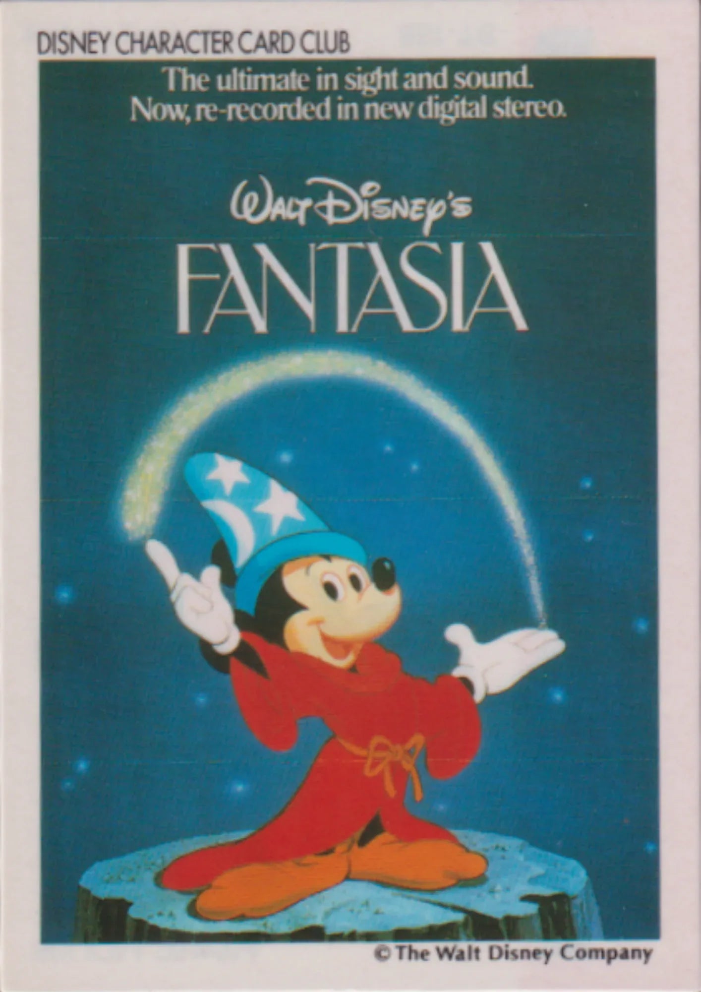 Disney Character Card Club Amada - Walt Disney's Fantasia - ChitoroShop