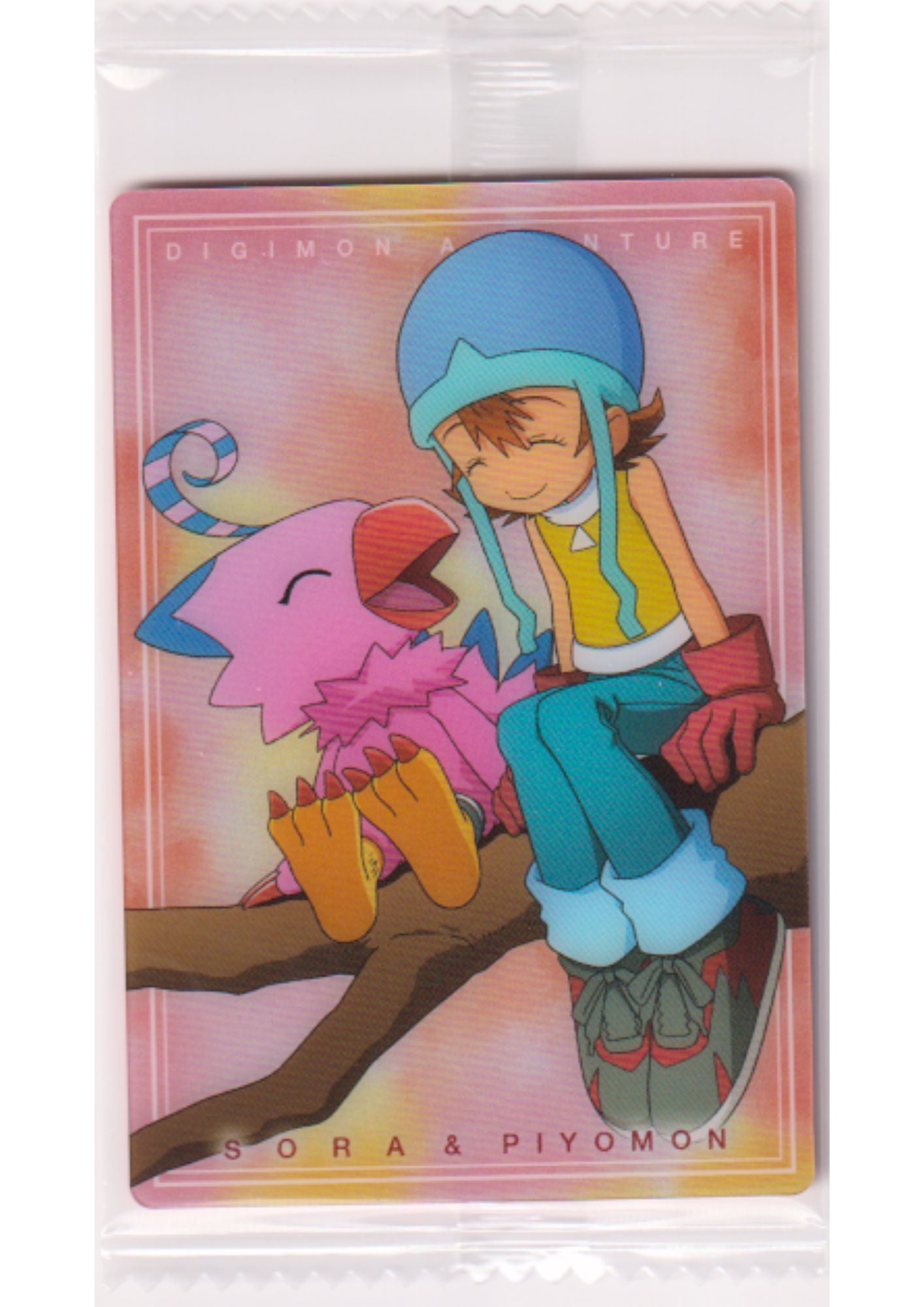 Sora & Piyomon No.3 | Digimon Bandai Wafer Card