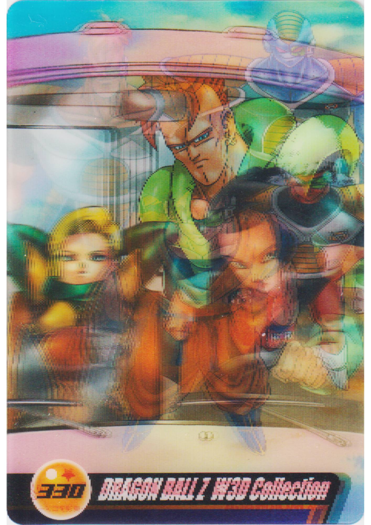 Androids & Ginyu Force DXW3D-01-330 | Dragon Ball Z Wafer Cards W3D Collection
