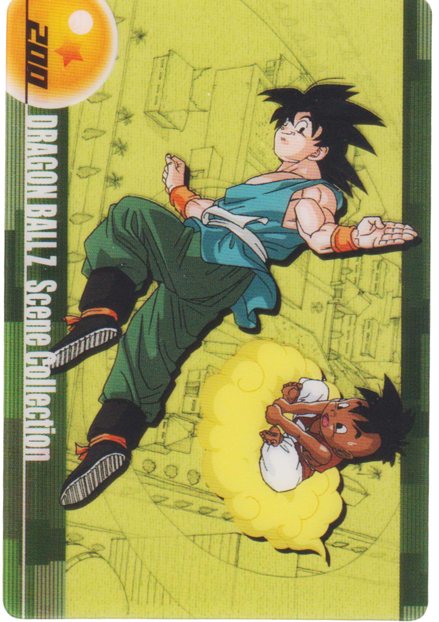 Goku & Uub 200 (DXSC-18-200) | Morinaga Dragon Ball Wafer Clear Cards