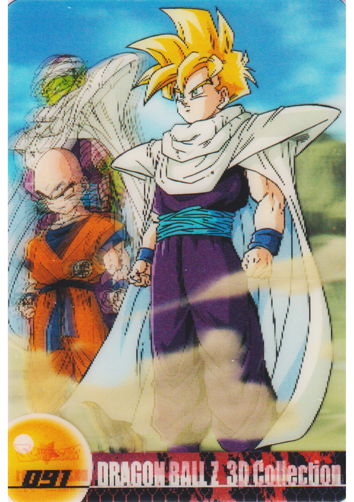 Son Gohan 091 (DX3D-18-091) | Morinaga Dragon Ball Z 3D Collection