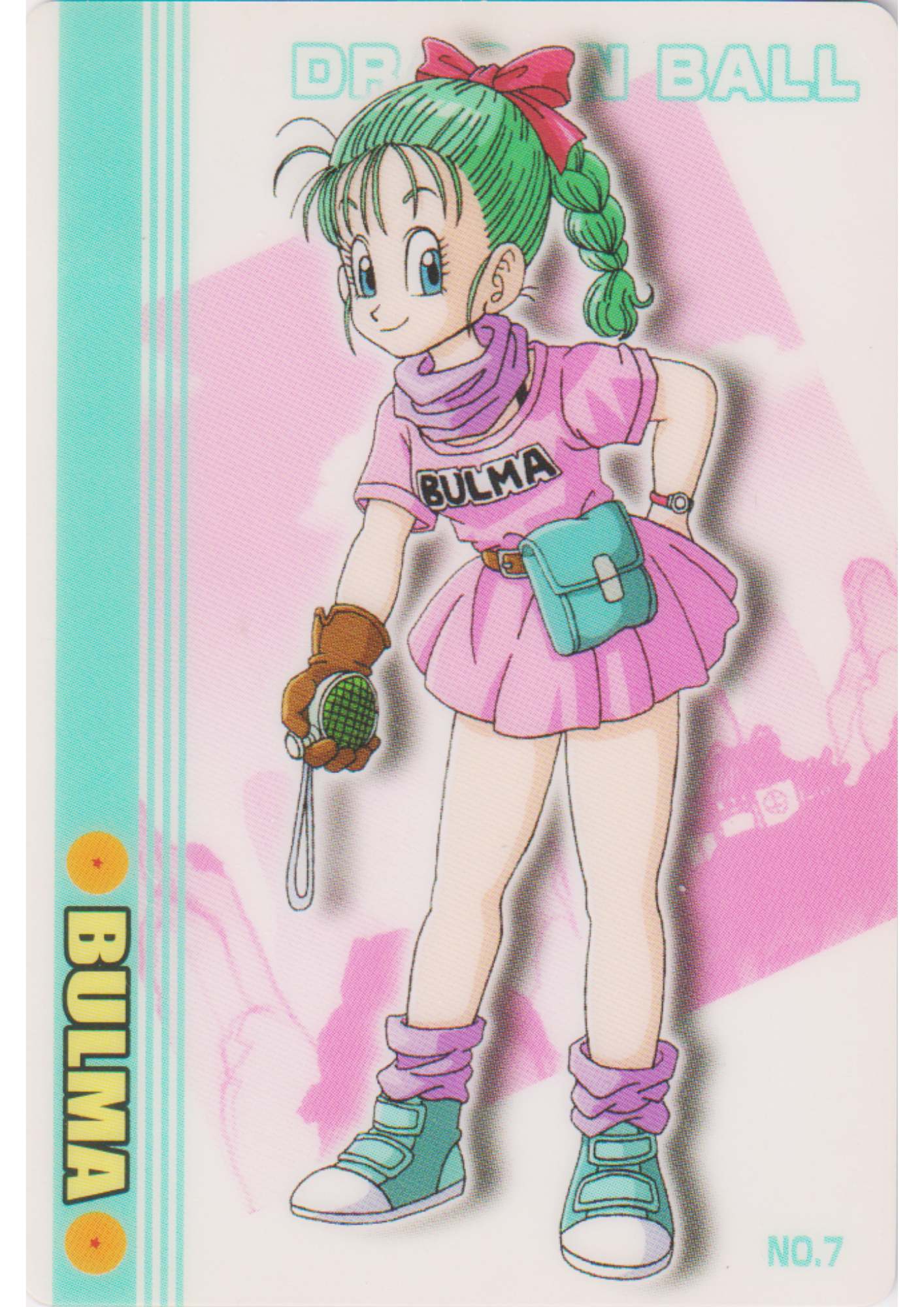 Bulma No.7 | Dragon Ball Gummy Cards (Gumica)