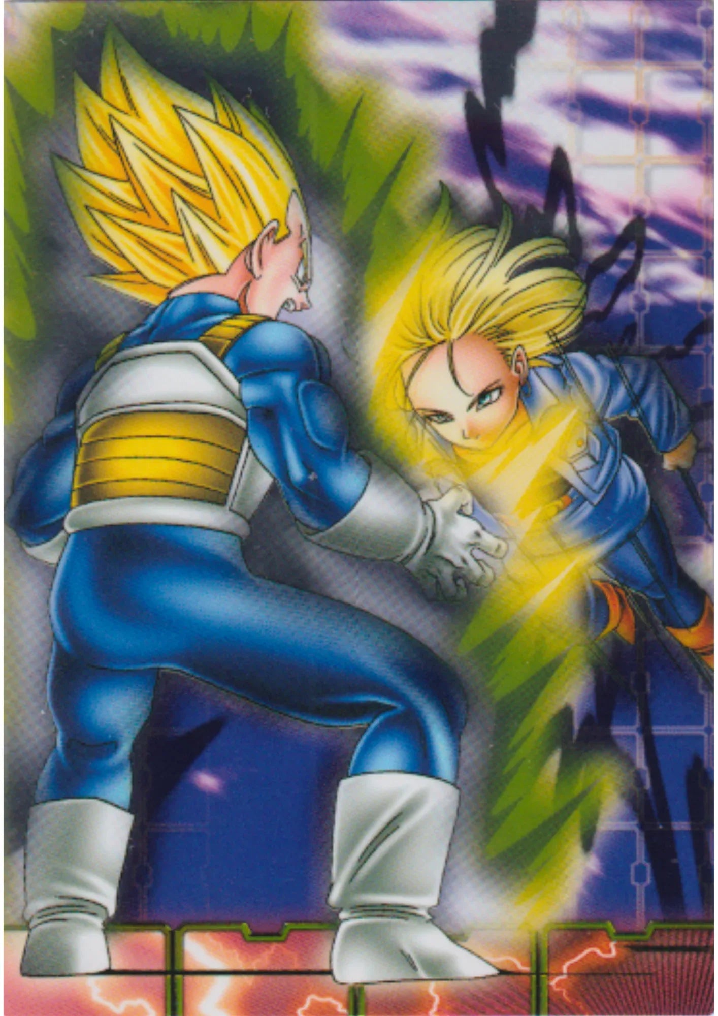Vegeta VS Android 18 SP No.43 (Foil) | Ensky Dragon Ball Card Collection - ChitoroShop
