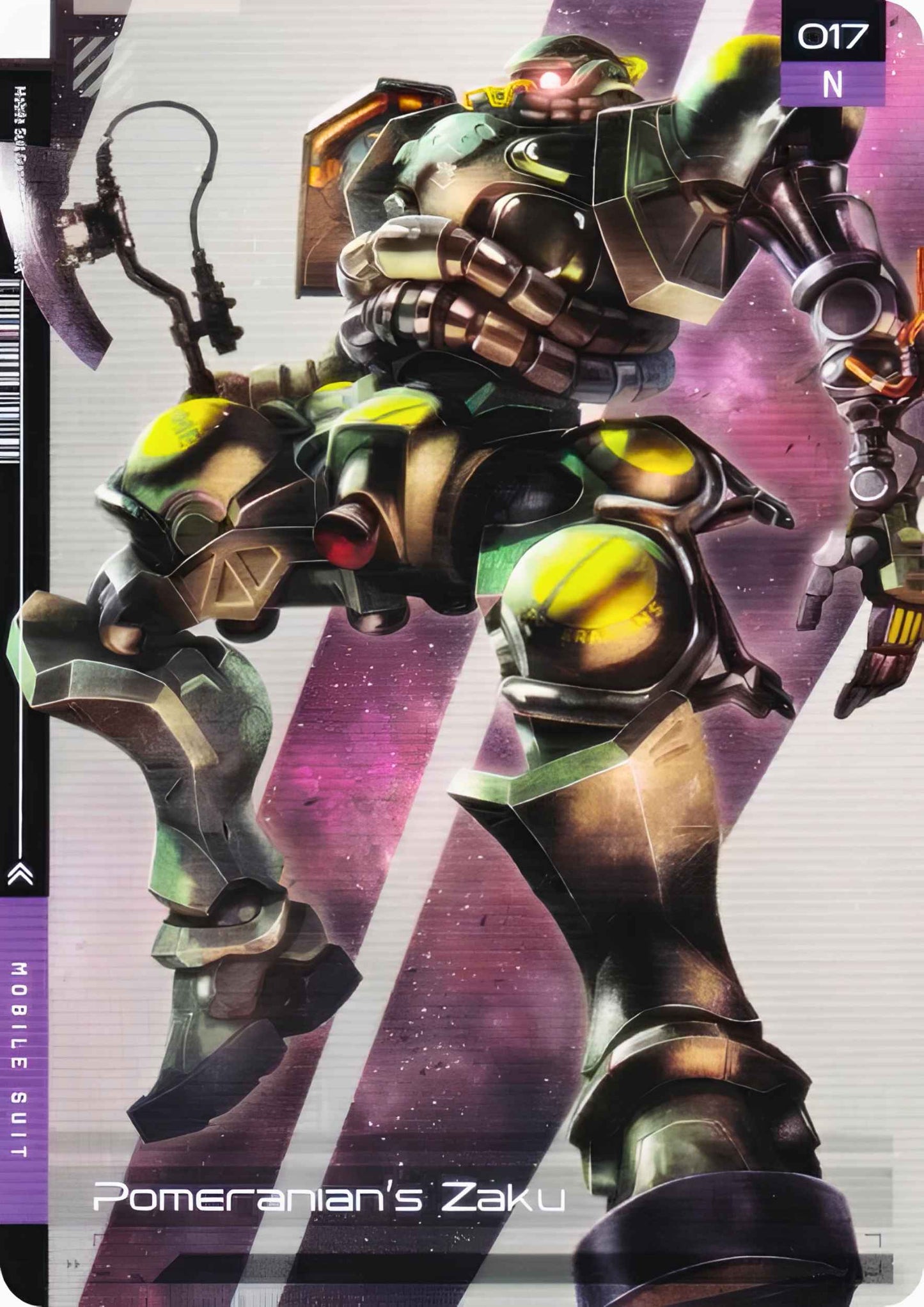 Pomeranian's Zaku 017 N | Gundam GQuuuuuuX TCG