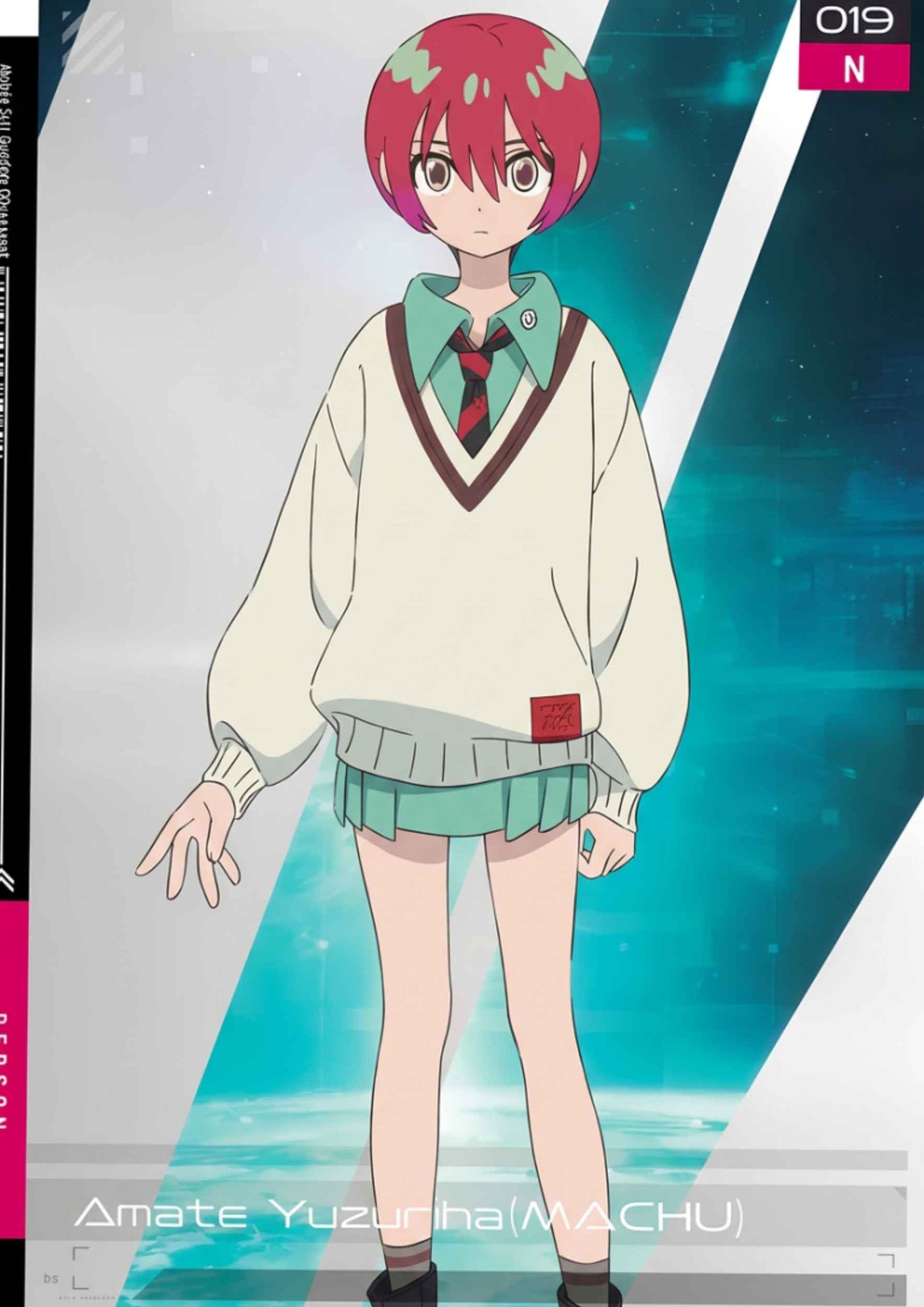 Amate Yuzuriha 019 N | Gundam GQuuuuuuX TCG