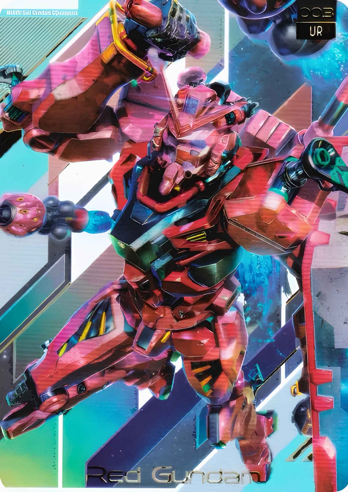 Red Gundam 003 UR | Gundam GQuuuuuuX TCG