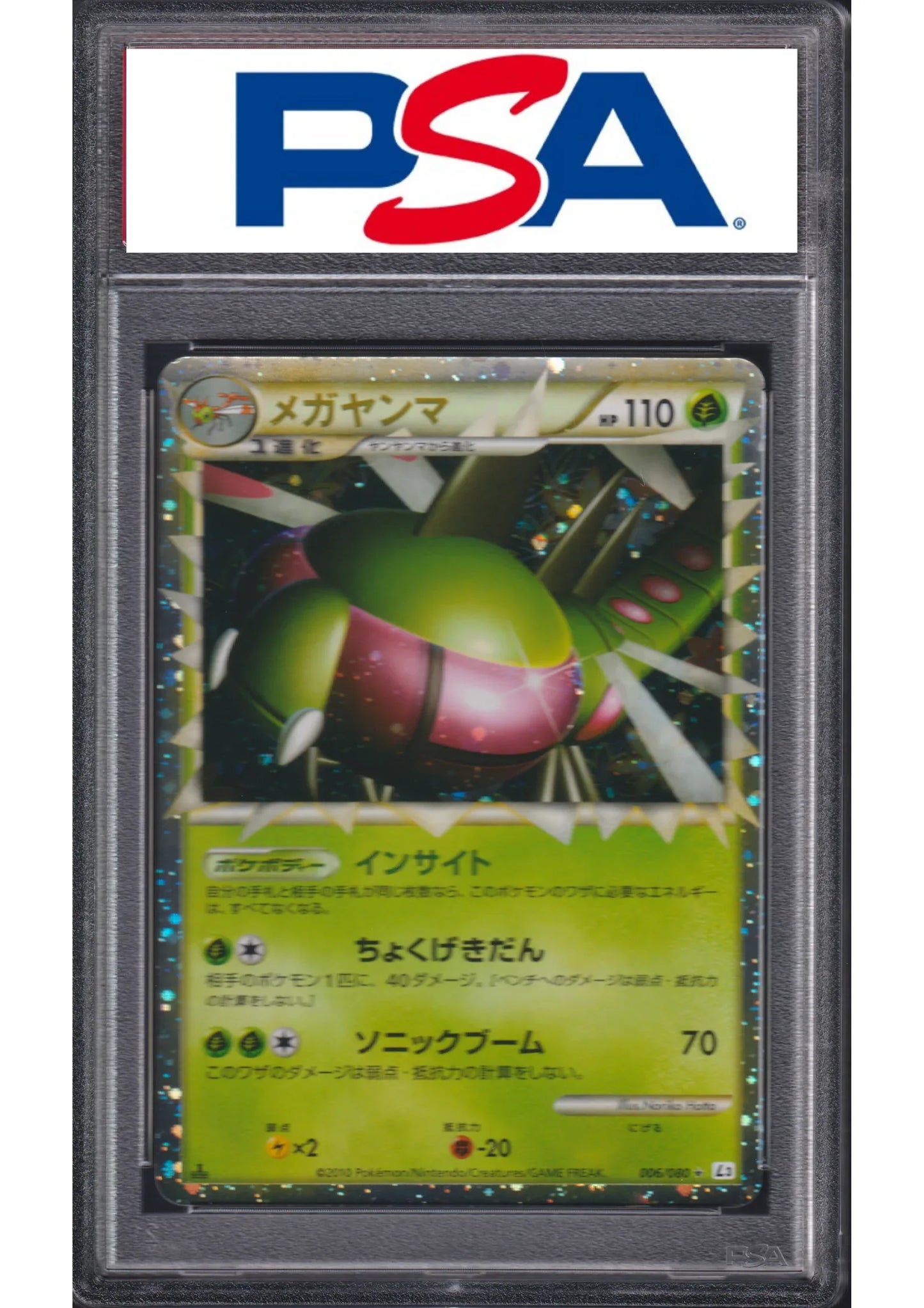YANMEGA-HOLO 006/080 | POKEMON JAPANESE CLASH AT THE SUMMIT | PSA - ChitoroShop