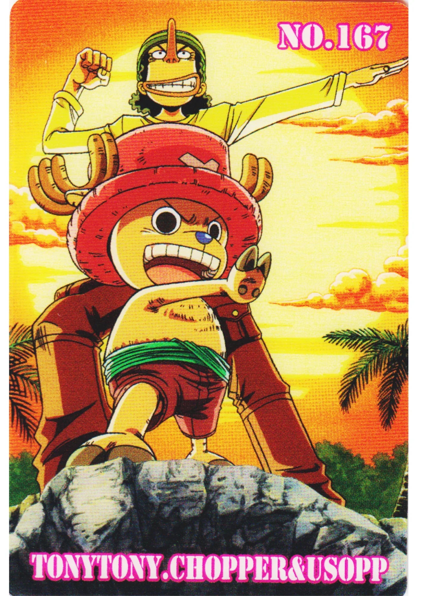 Tony Tony Chopper & Usopp No.167 | One Piece Gumica - ChitoroShop