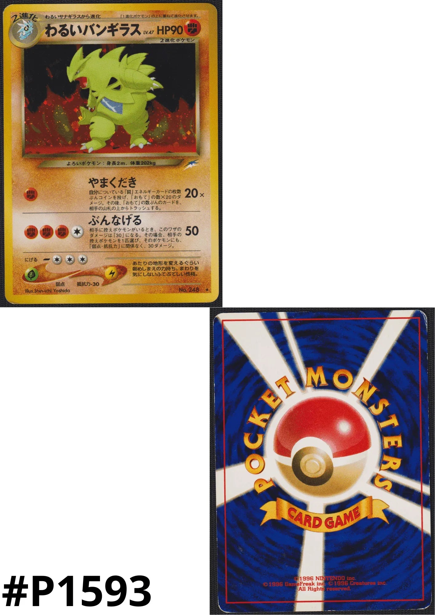 Dark Tyranitar No.248 | Neo destiny - ChitoroShop