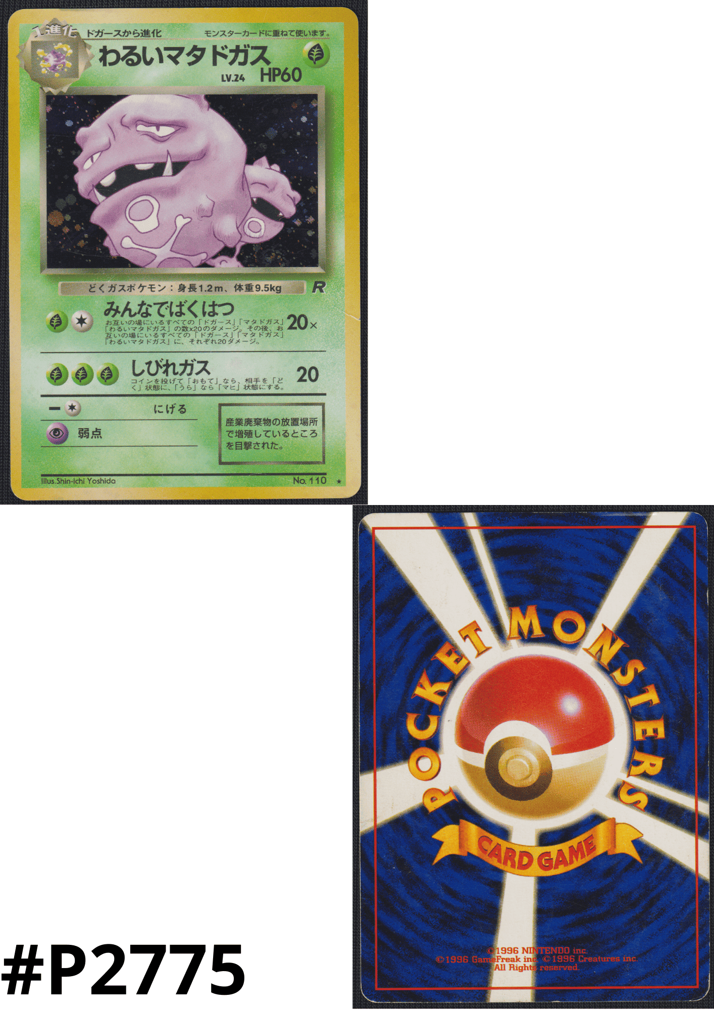 Dark Weezing No.110 | Rocket Gang ChitoroShop