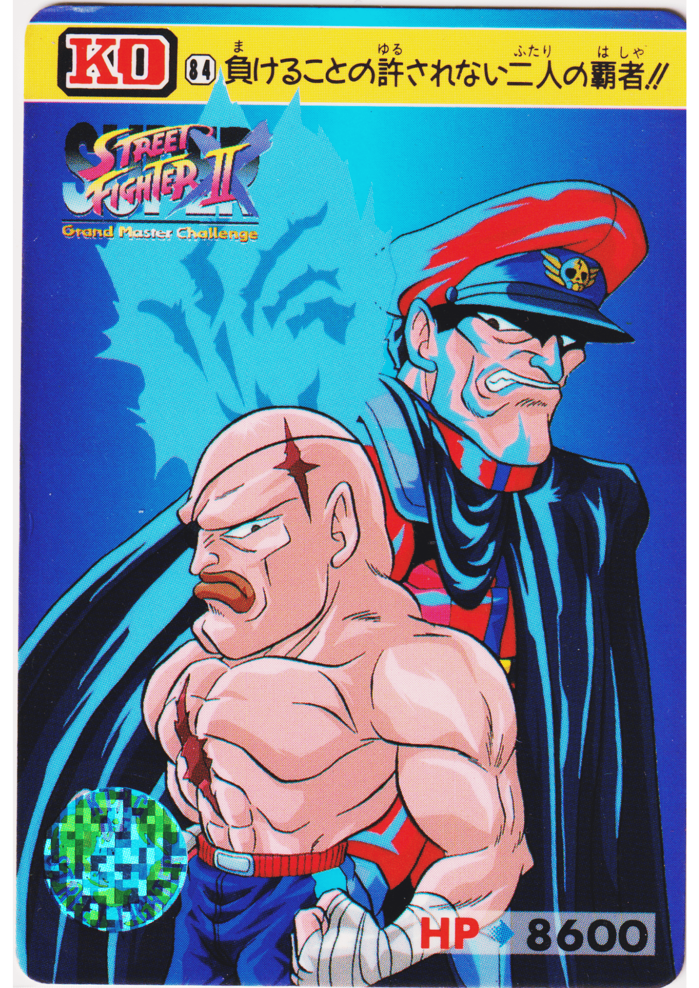 SAGAT & VEGA 84 | Carddass Street Fighter II Super