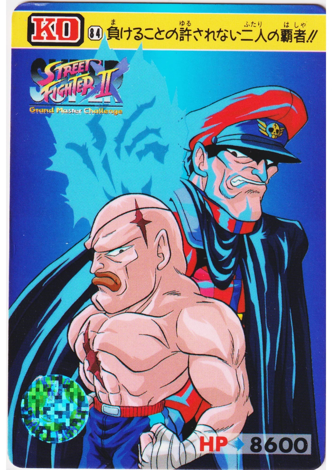 SAGAT & VEGA 84 | Carddass Street Fighter II Super - ChitoroShop