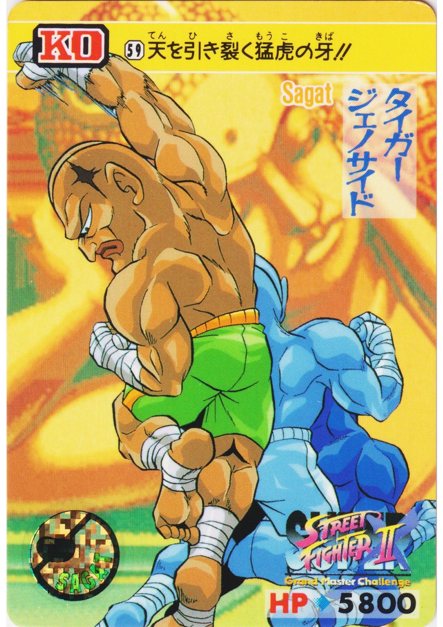 SAGAT 59 | Carddass Street Fighter II Super - ChitoroShop