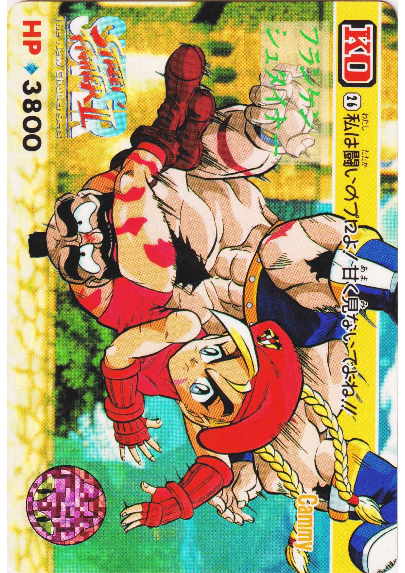 CAMMY 26 | Carddass Street Fighter II Super