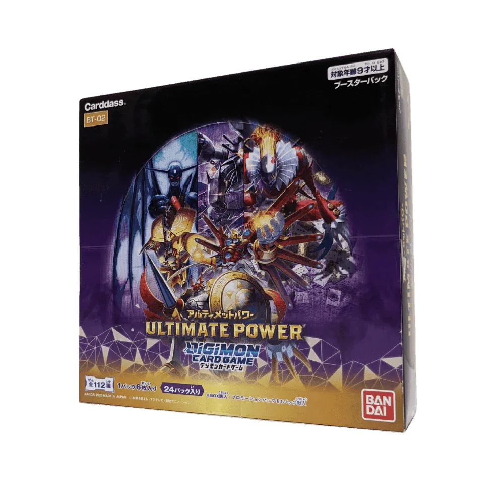 Digimon BT-02 Ultimate Power Booster box Digimon BT-02 Ultimate Power Booster box