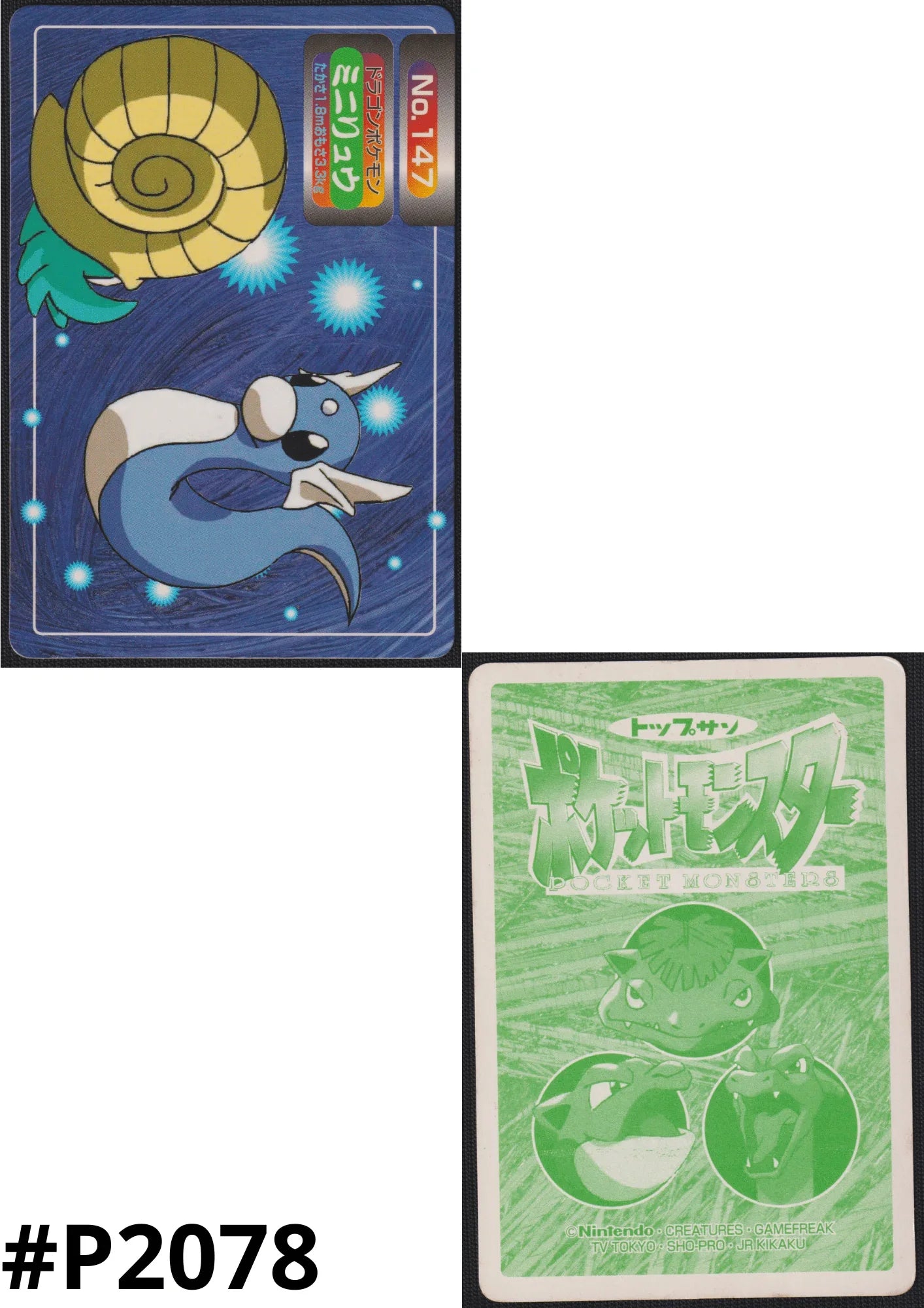 Dratini No.147 | Topsun Vs - ChitoroShop
