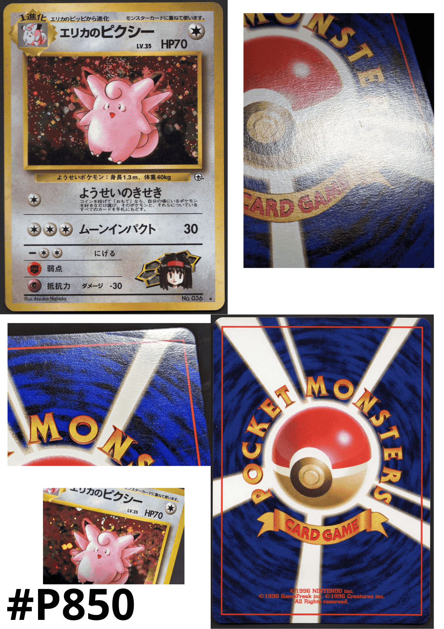 Erika's Clefable No.036 | Leader Stadium ChitoroShop