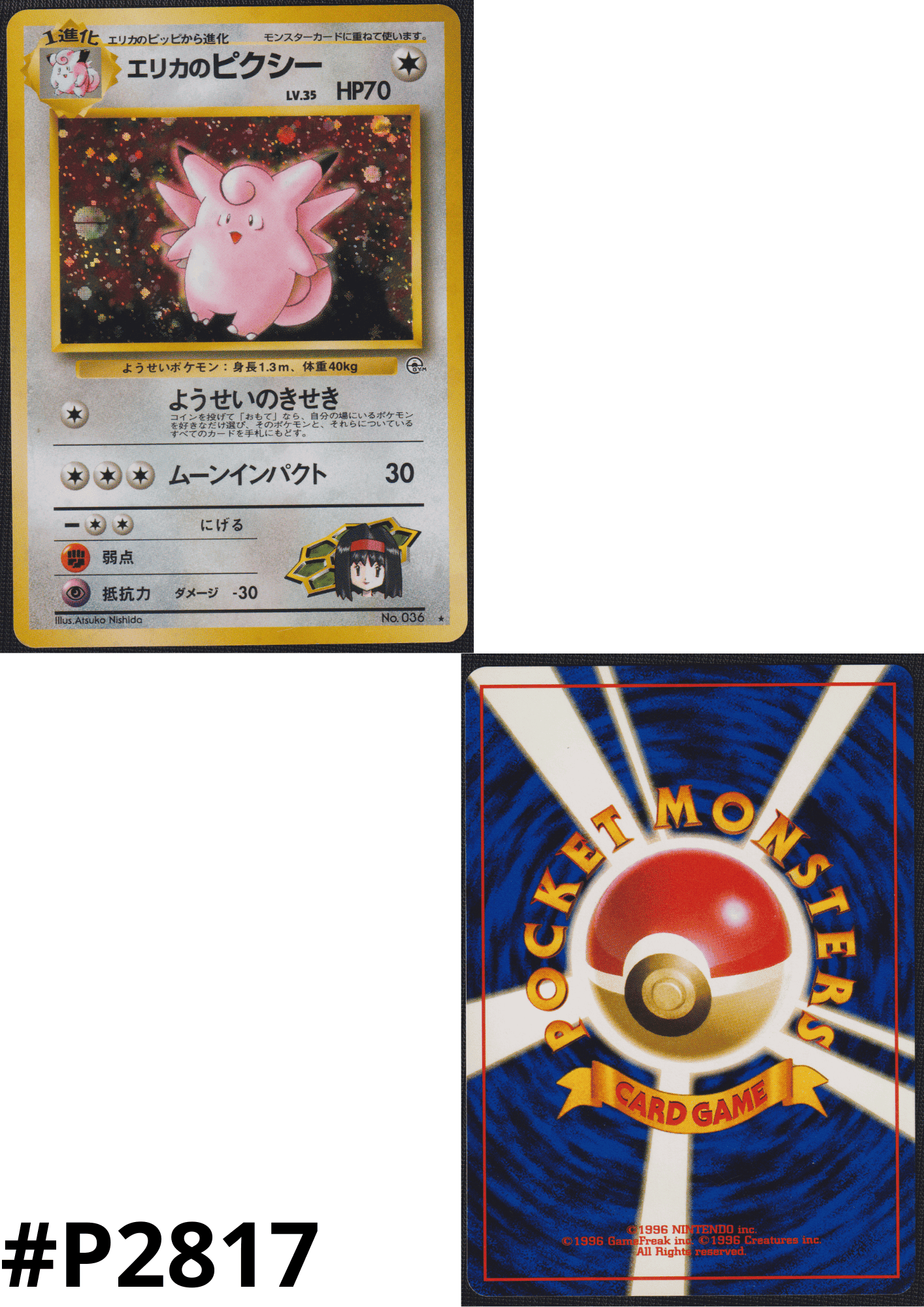Erika's Clefable No.036 | Leader Stadium ChitoroShop