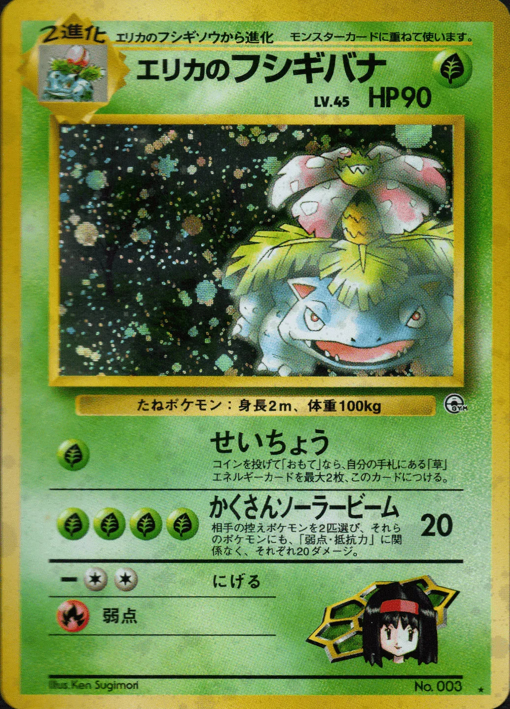 Erika's Venusaur No.003 | Gym Set - ChitoroShop