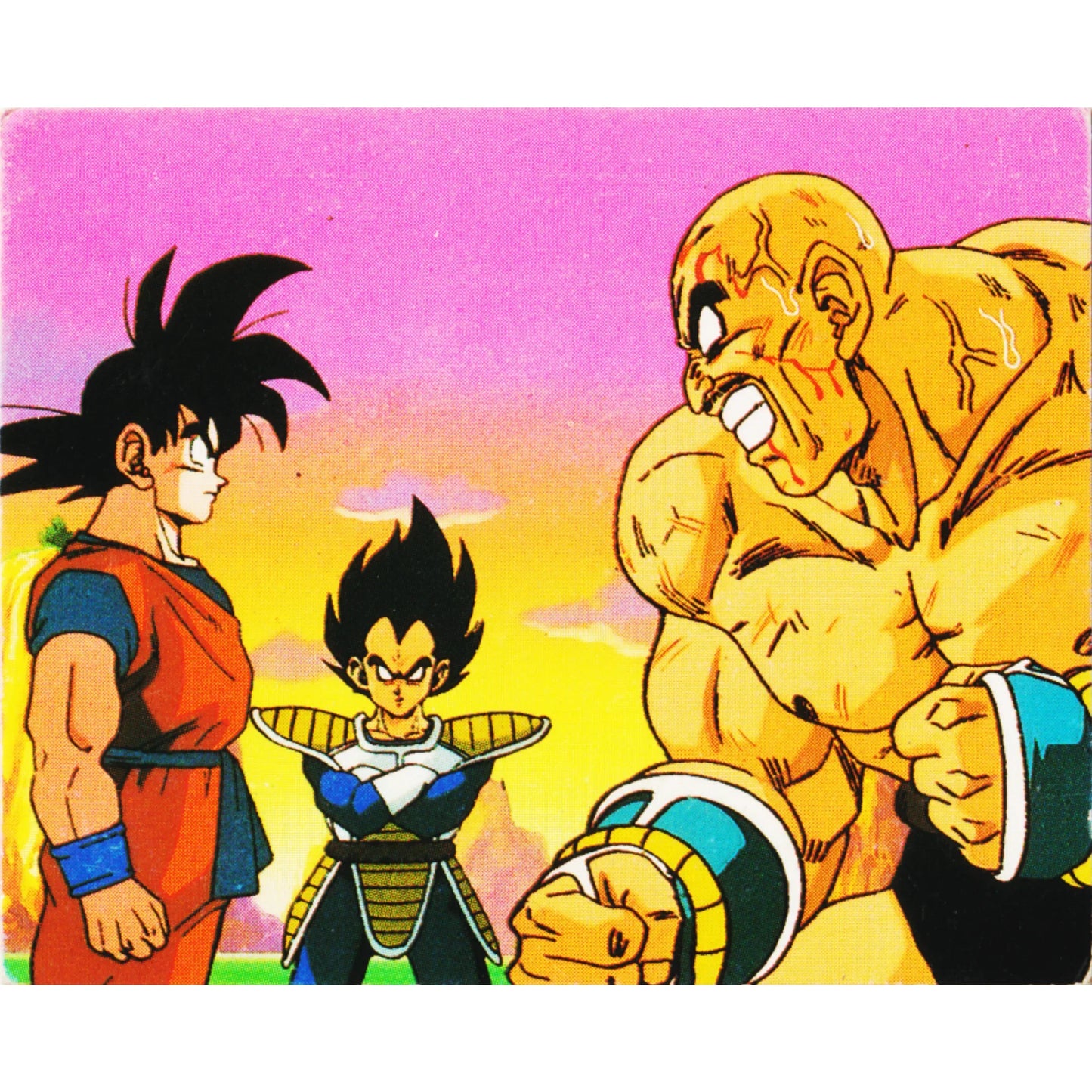 Goku & Nappa & Vegeta 122 | Amada Mini Card - ChitoroShop