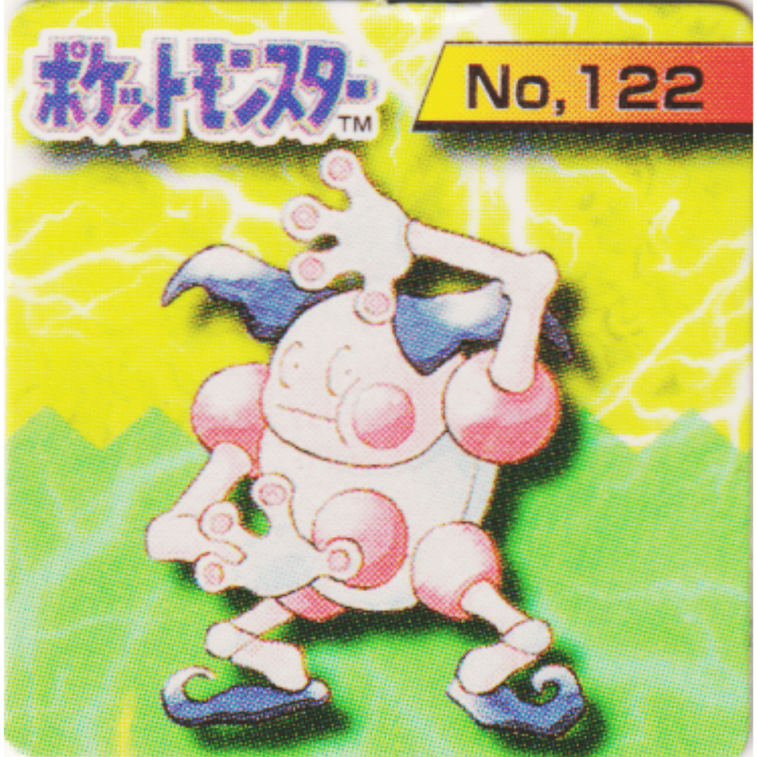 Mr. Mime No.122 | Pokémon GB Pocket Card (Mini Card)