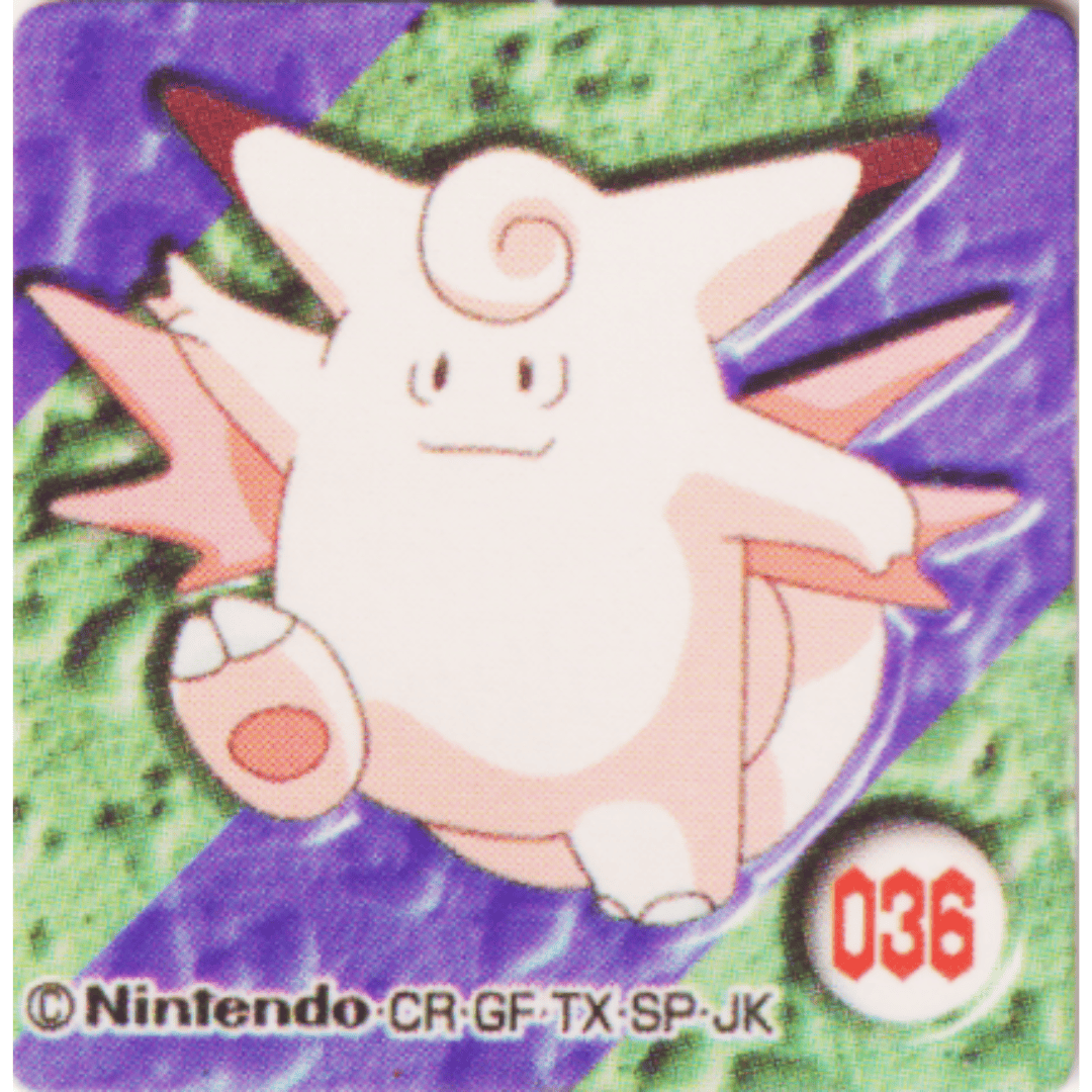 Clefable No.036 | Pokémon GB Pocket Card (Mini Card)