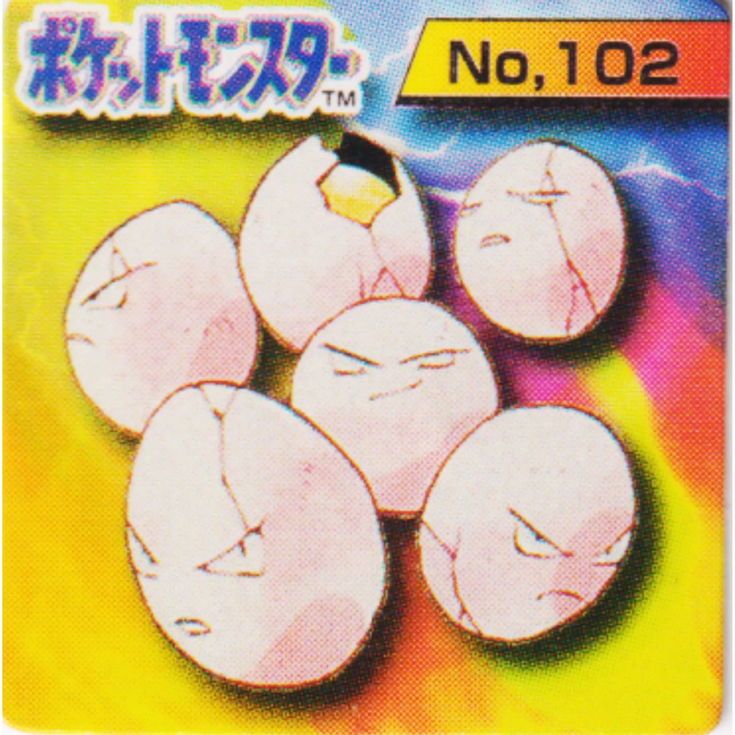 Exeggcute No.102 | Pokémon GB Pocket Card (Mini Card) - ChitoroShop