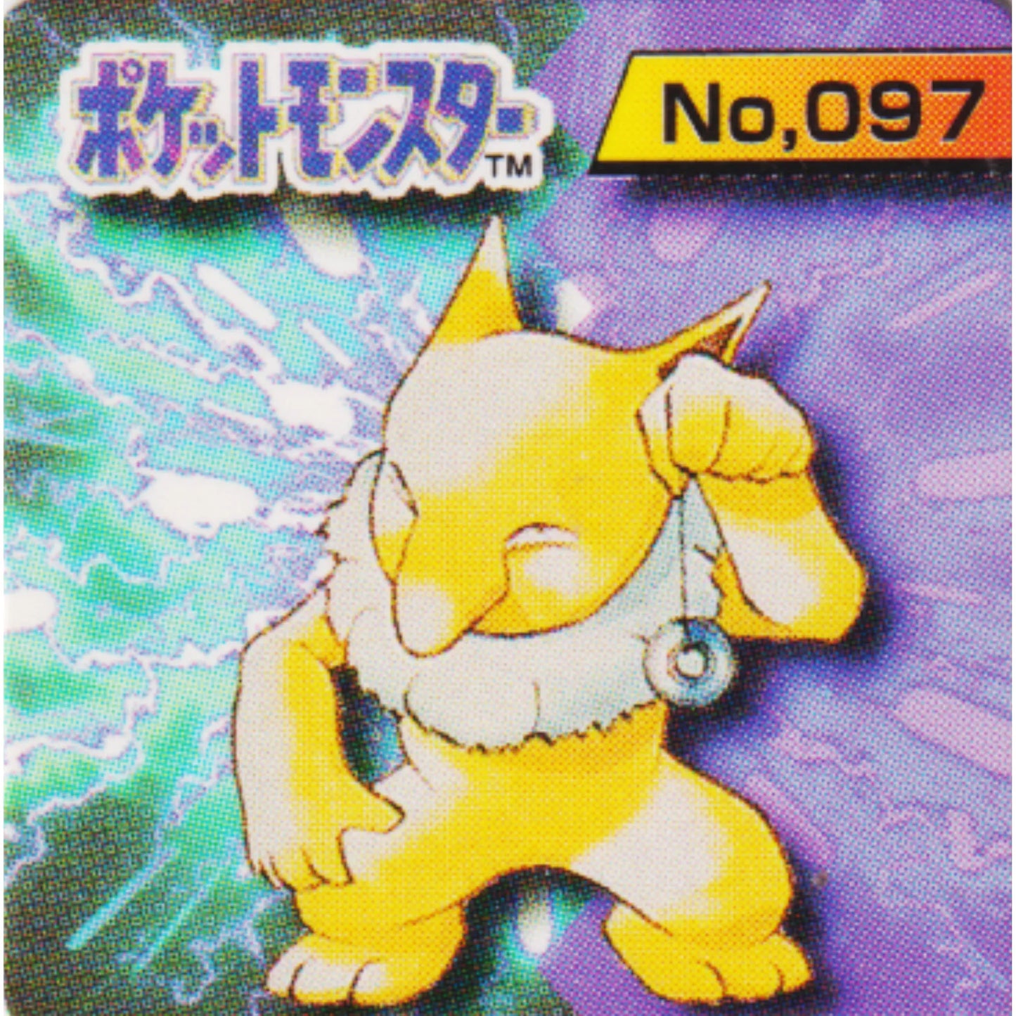 Hypno No.097 | Pokémon GB Pocket Card (Mini Card) - ChitoroShop