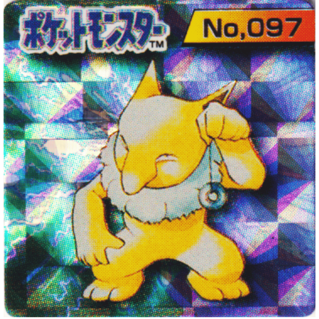 Hypno No.097 (holo) | Pokémon GB Pocket Card (Mini Card)