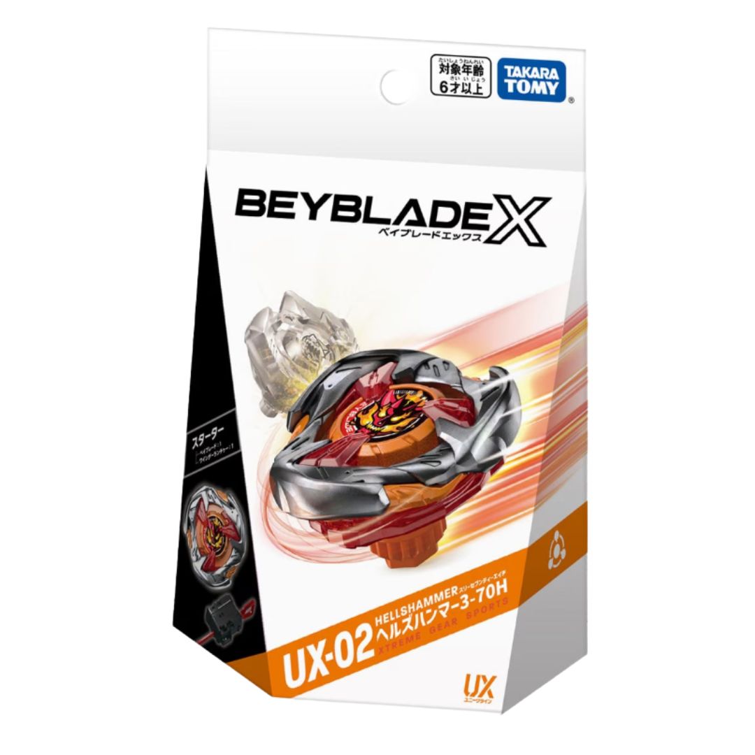 Beyblade X : UX-02 Starter Hell's Hammer 3-70H