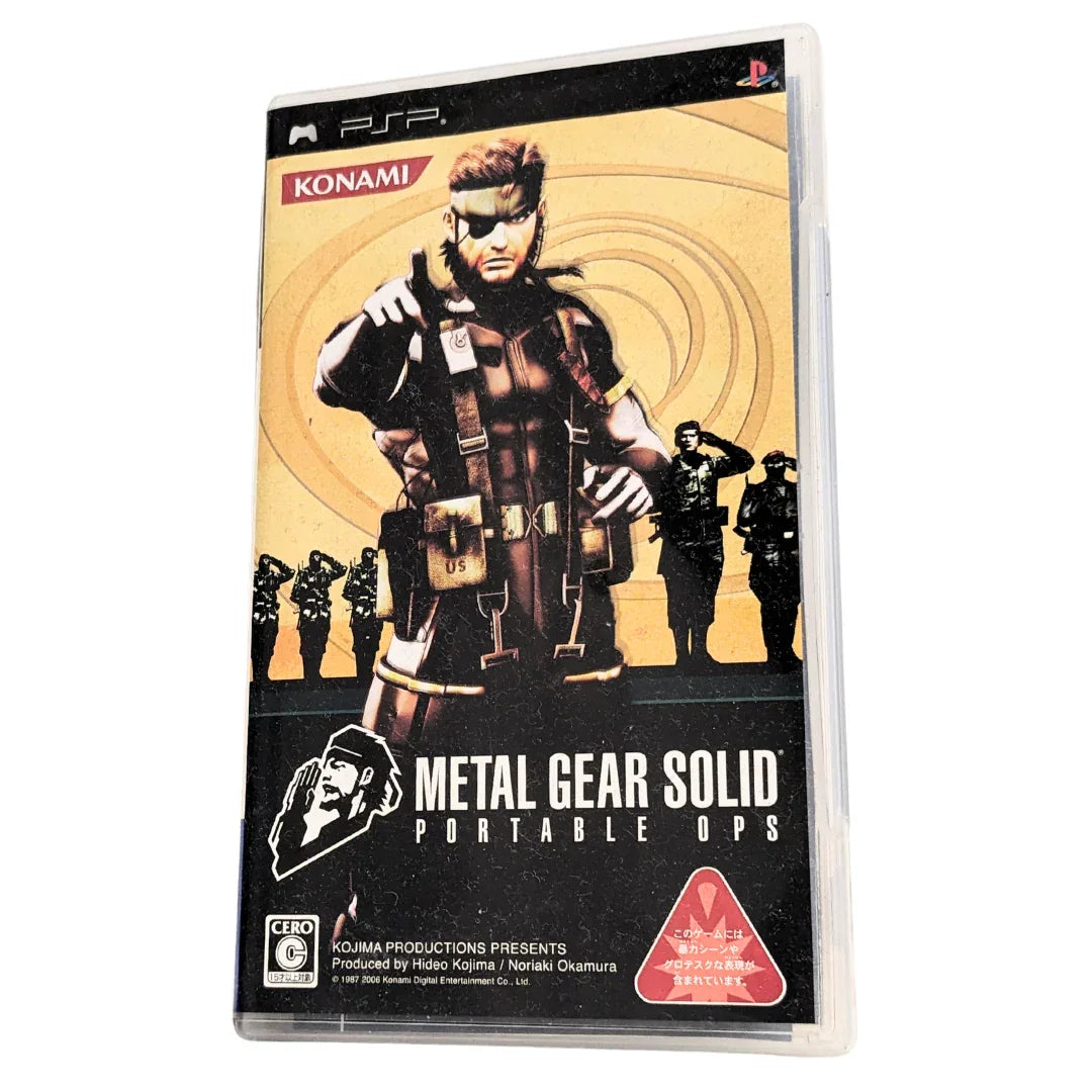 METAL GEAR SOLID : Portable OPS | PSP | Japonais - ChitoroShop