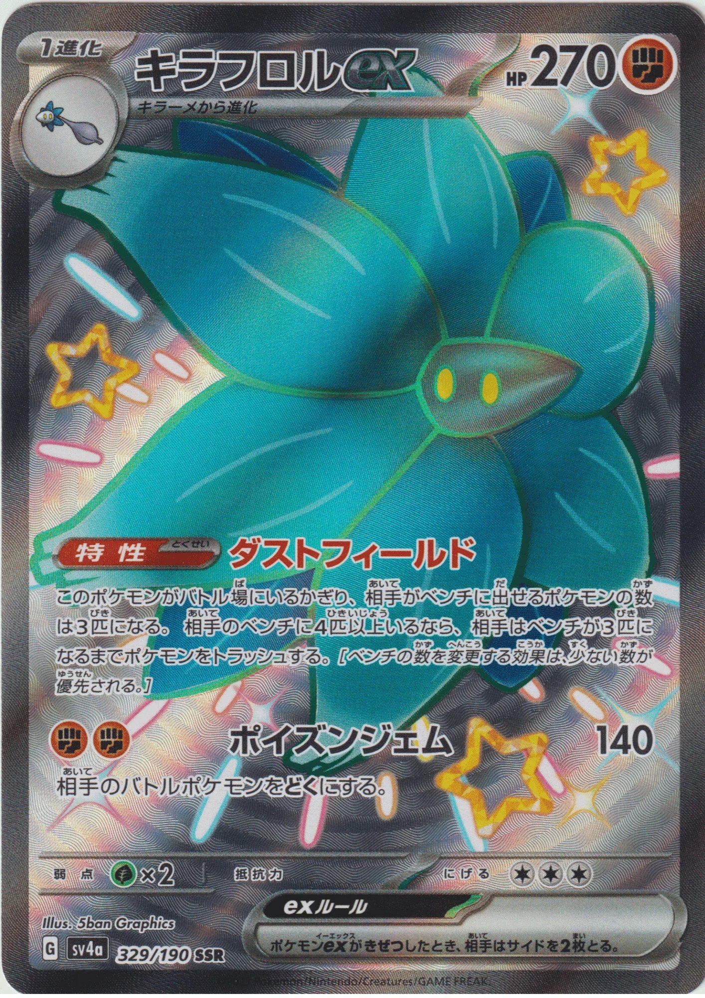 Glimmora ex 329/190 SSR | SV4a | Shiny Treasure ex - ChitoroShop