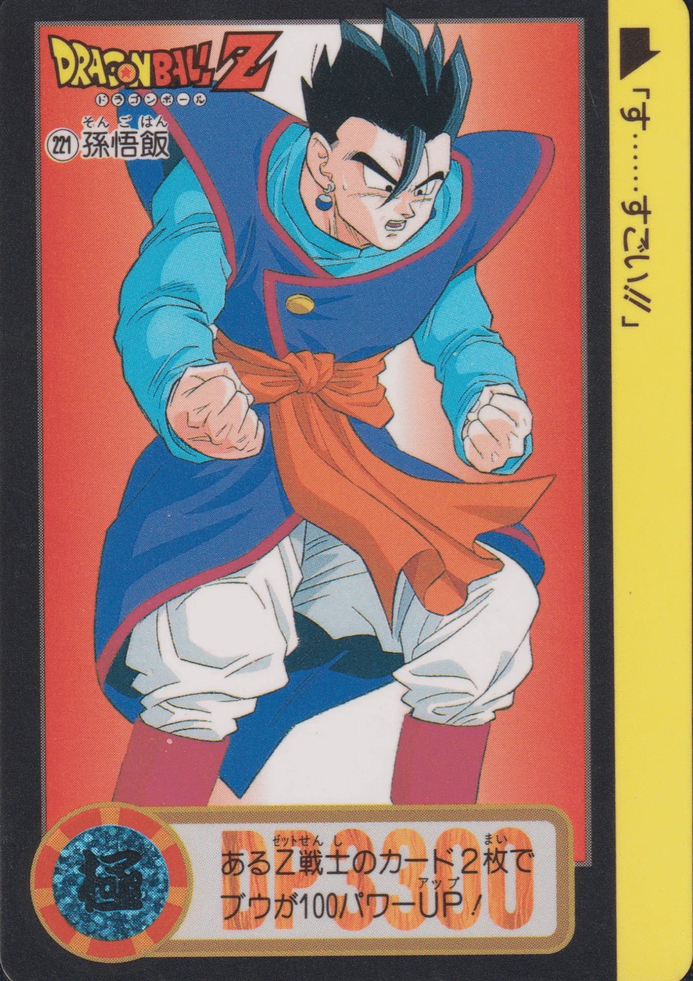 Gohan No.221 | Carddass Hondan - ChitoroShop