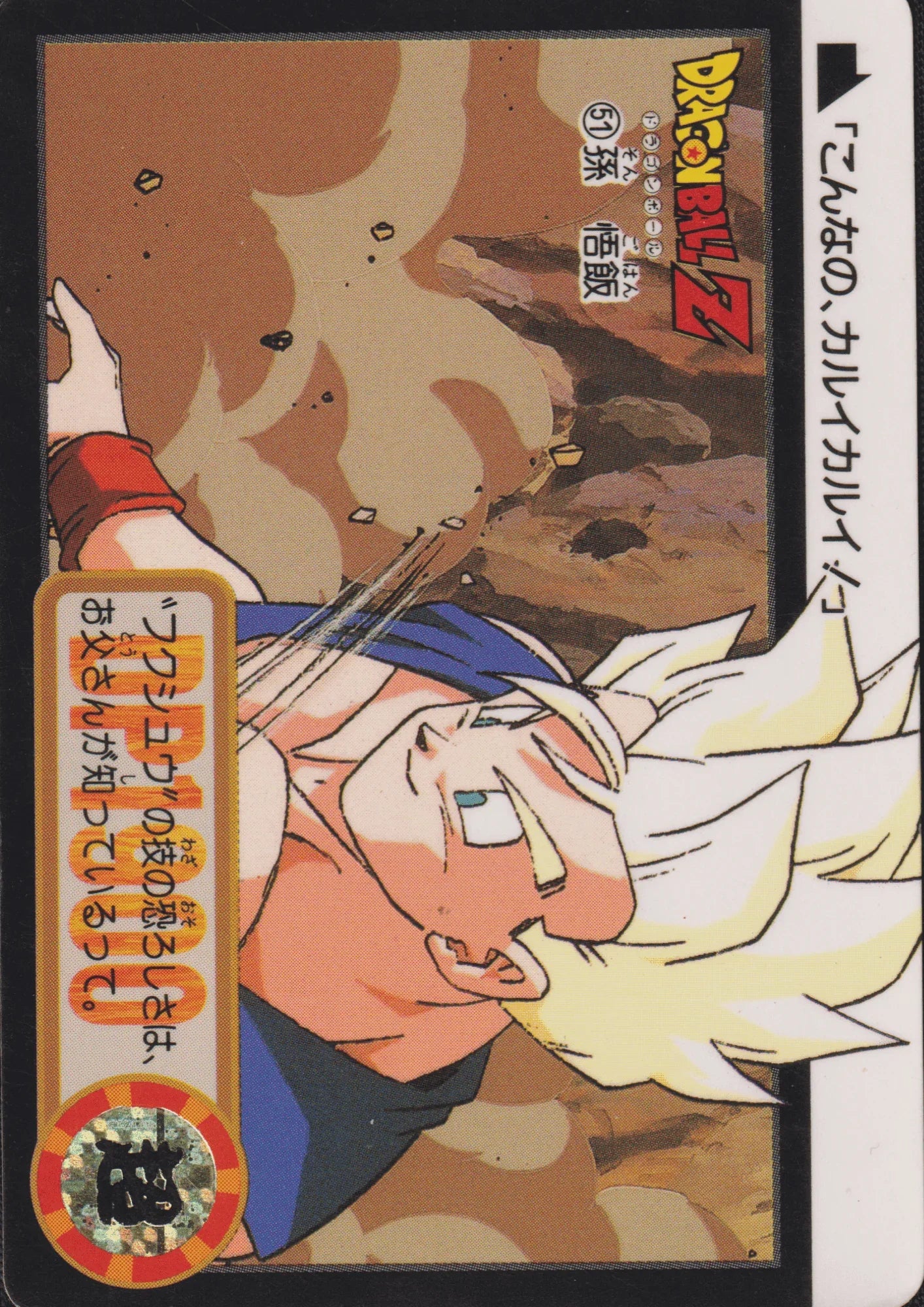 Gohan No.51 | Carddass Hondan - ChitoroShop