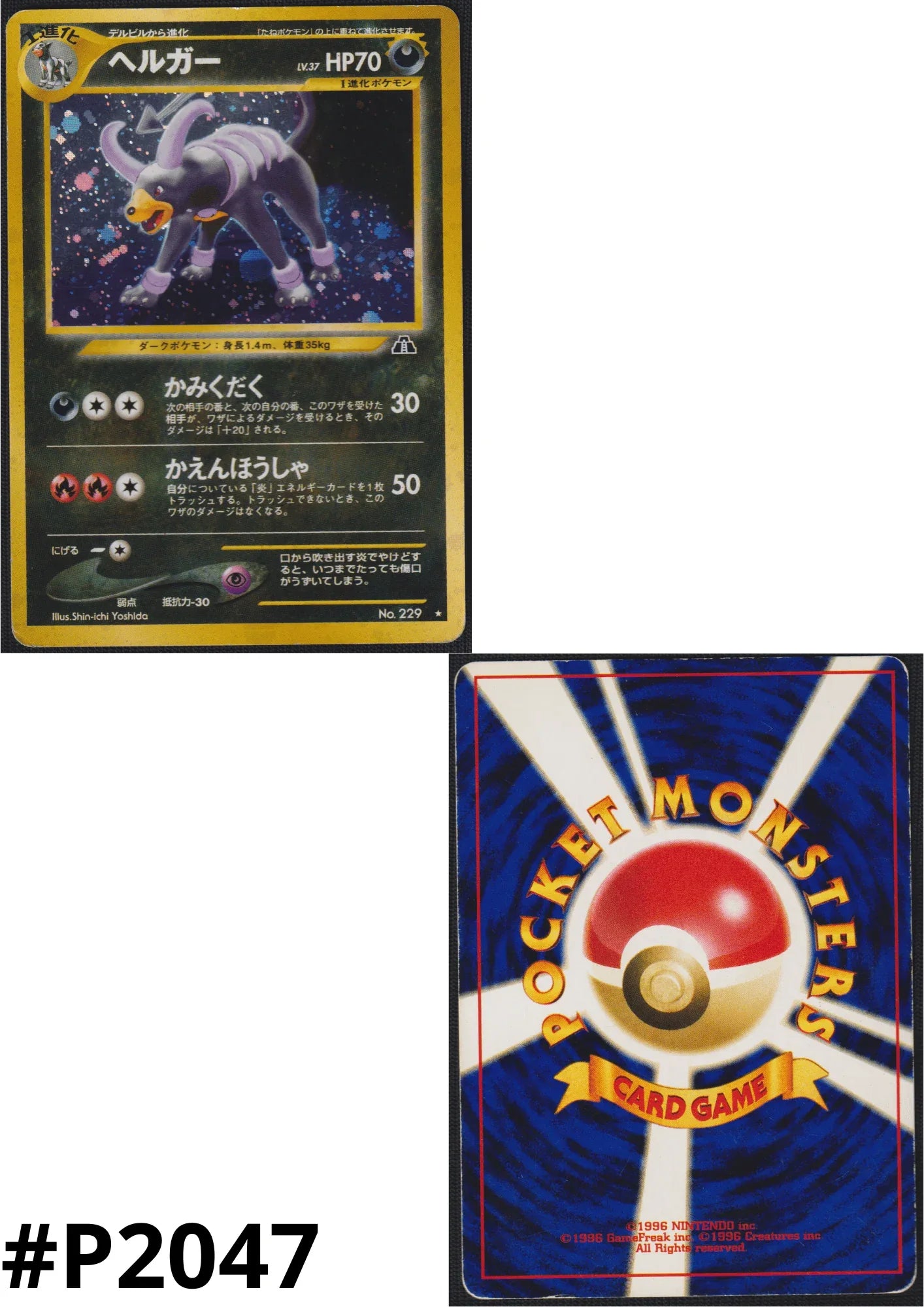 Houndoom No.229 | Neo discovery - ChitoroShop