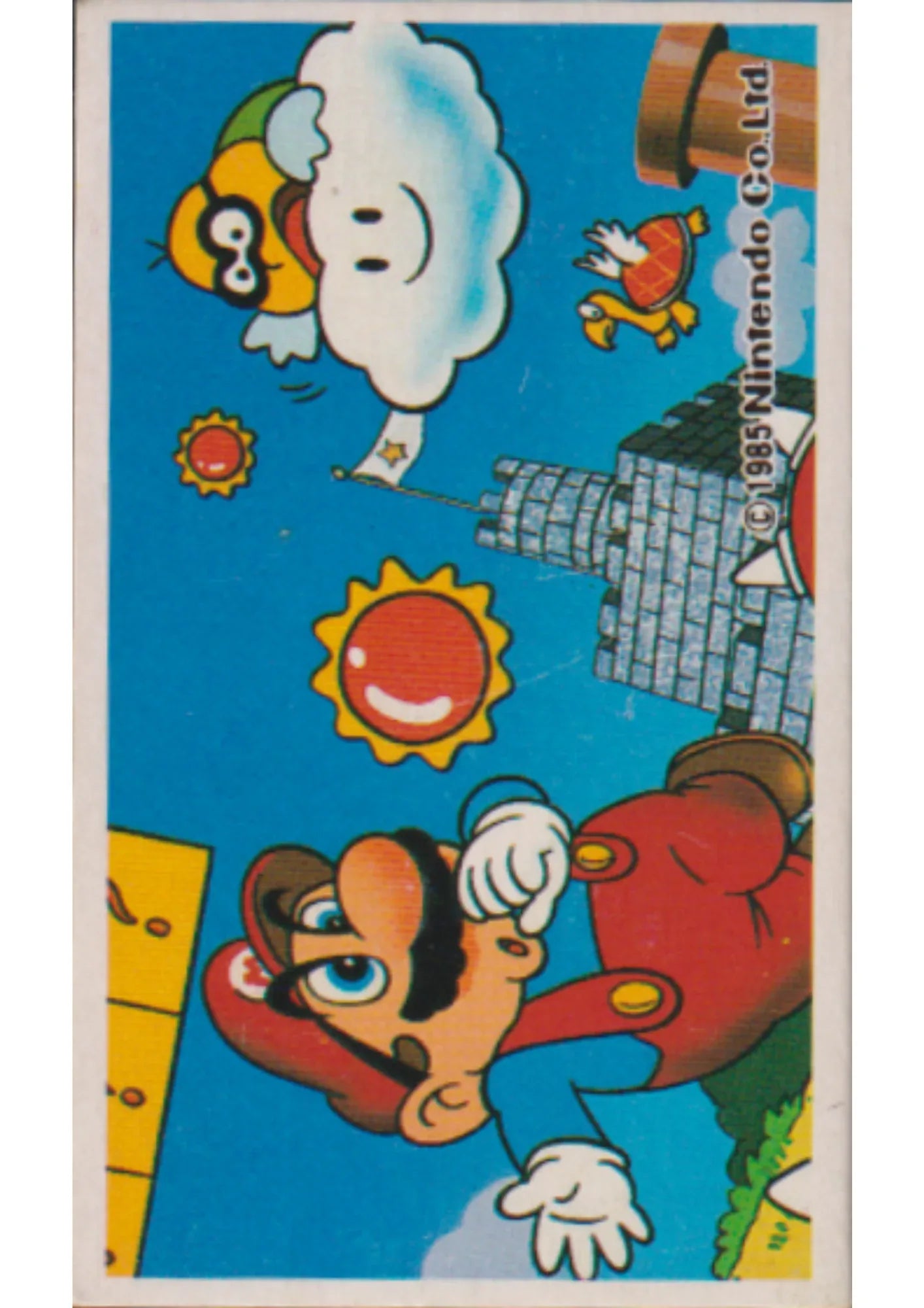Super Mario Bros. - Nintendo Menko Card (1985) #7 - ChitoroShop