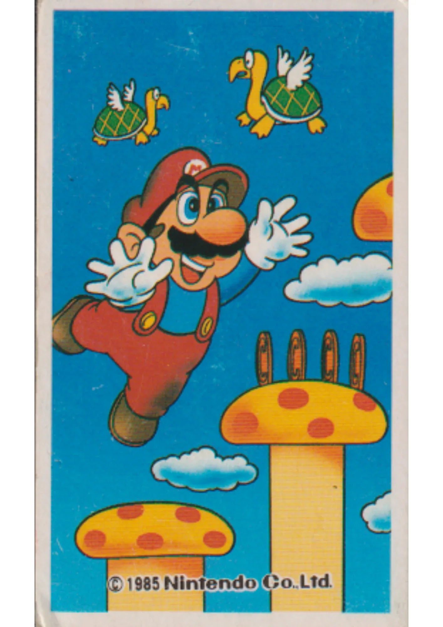 Super Mario Bros. - Nintendo Menko Card (1985) #8 - ChitoroShop