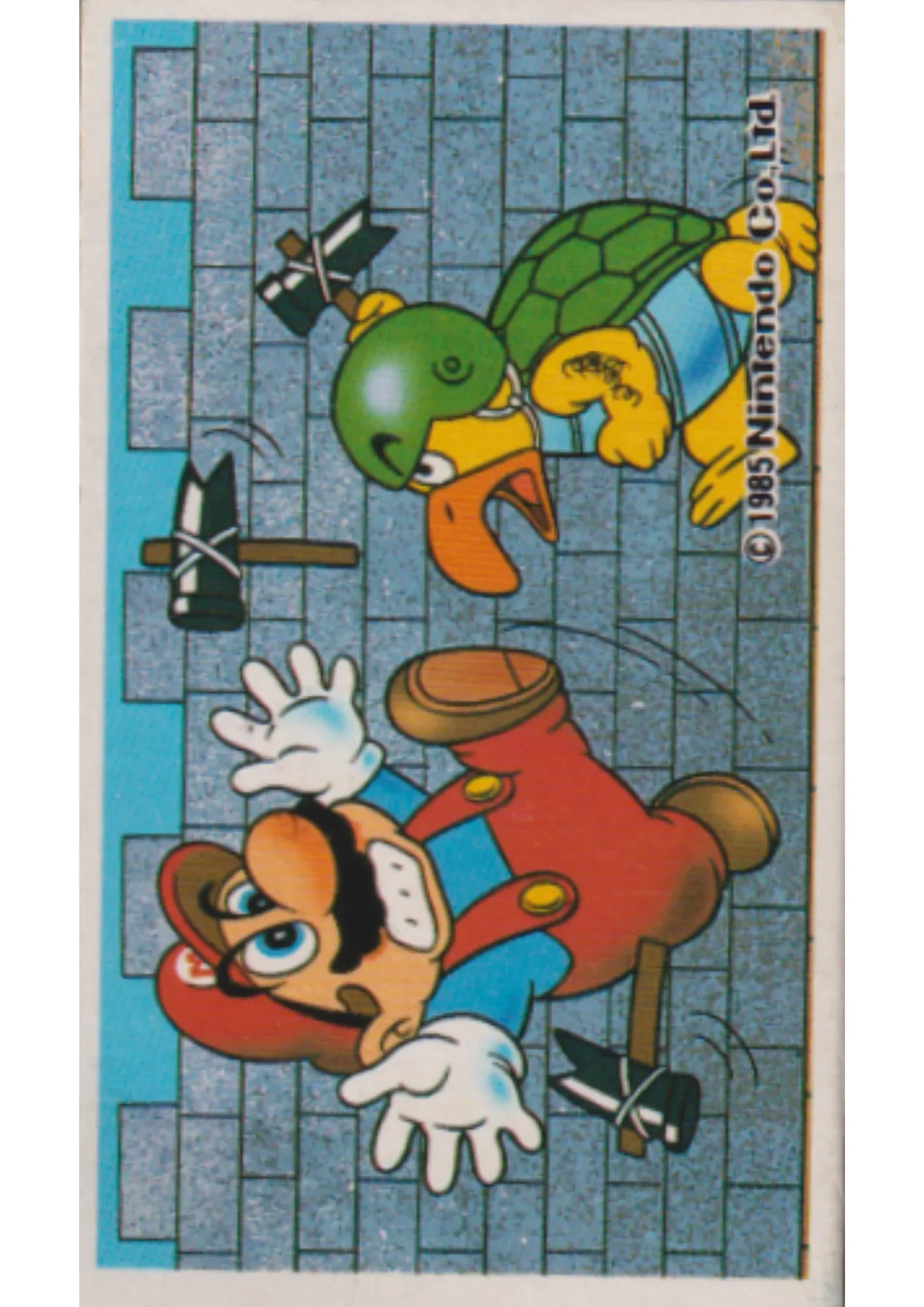 Super Mario Bros. - Nintendo Menko Card (1985) #10 - ChitoroShop