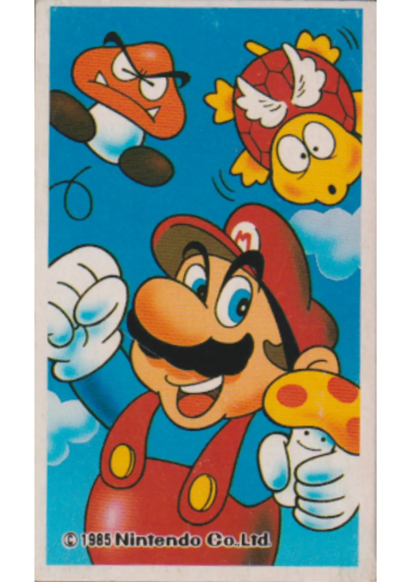 Super Mario Bros. - Nintendo Menko Card (1985) #1 - ChitoroShop