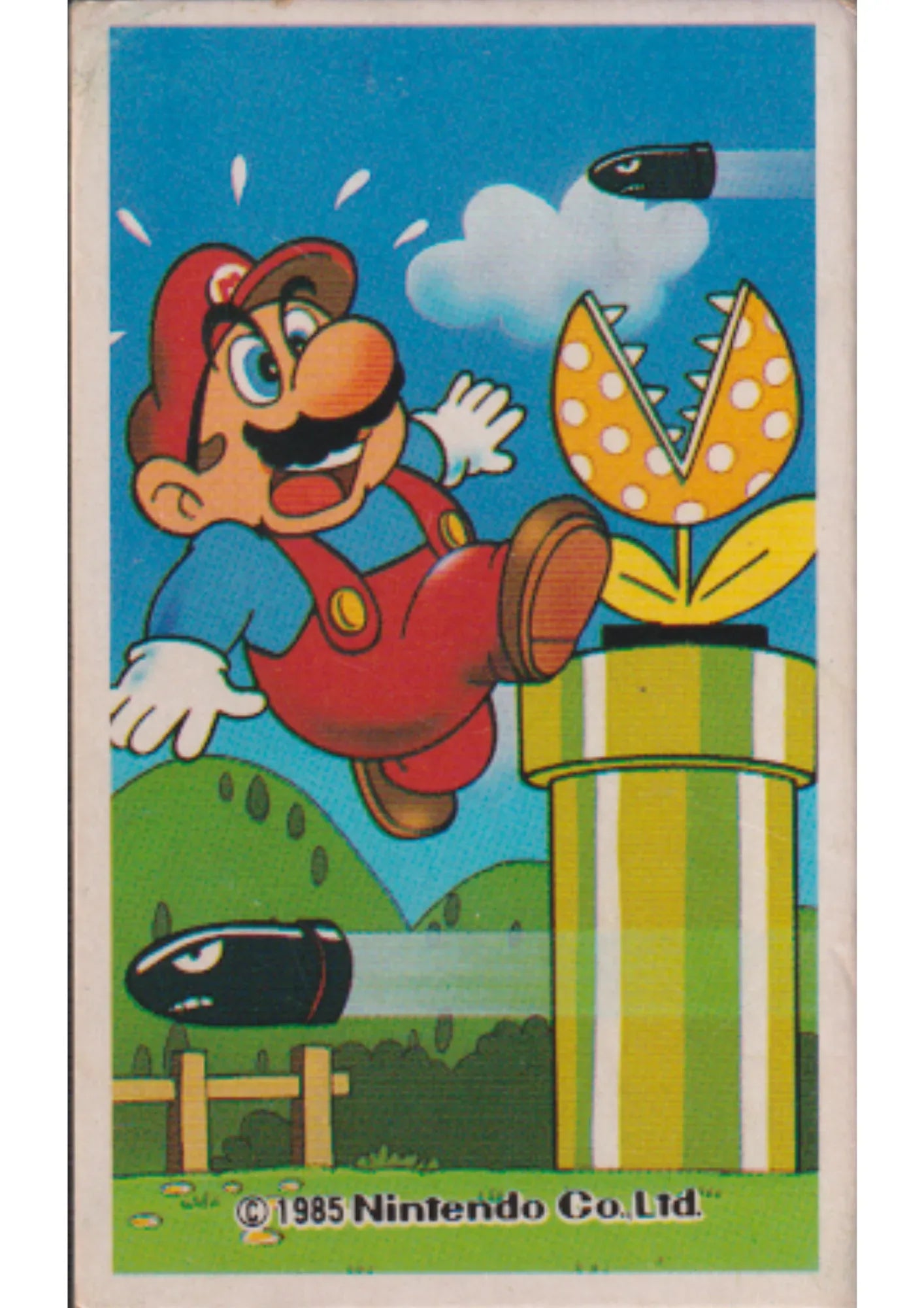 Super Mario Bros. - Nintendo Menko Card (1985) #2 - ChitoroShop