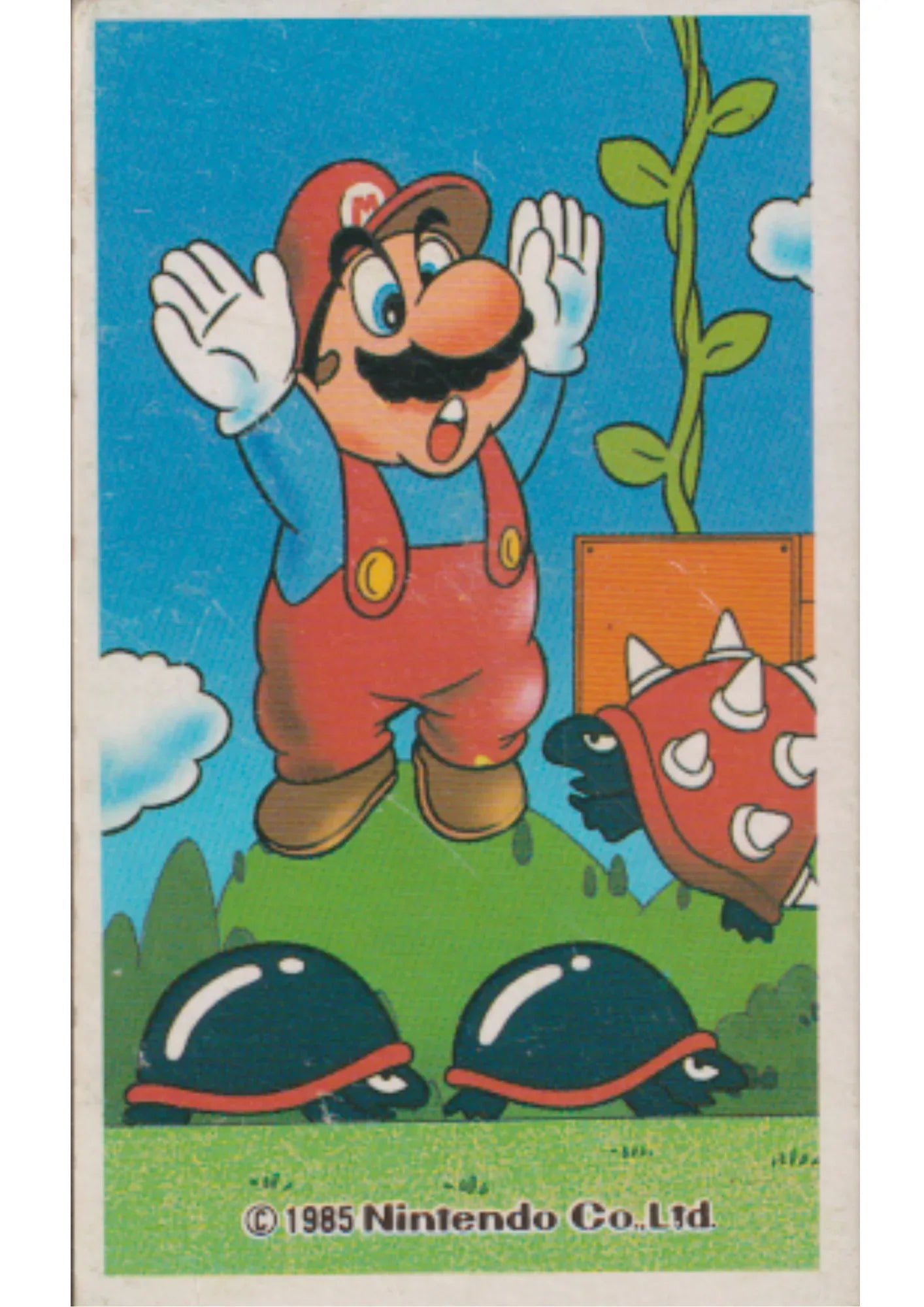 Super Mario Bros. - Nintendo Menko Card (1985) #3 - ChitoroShop