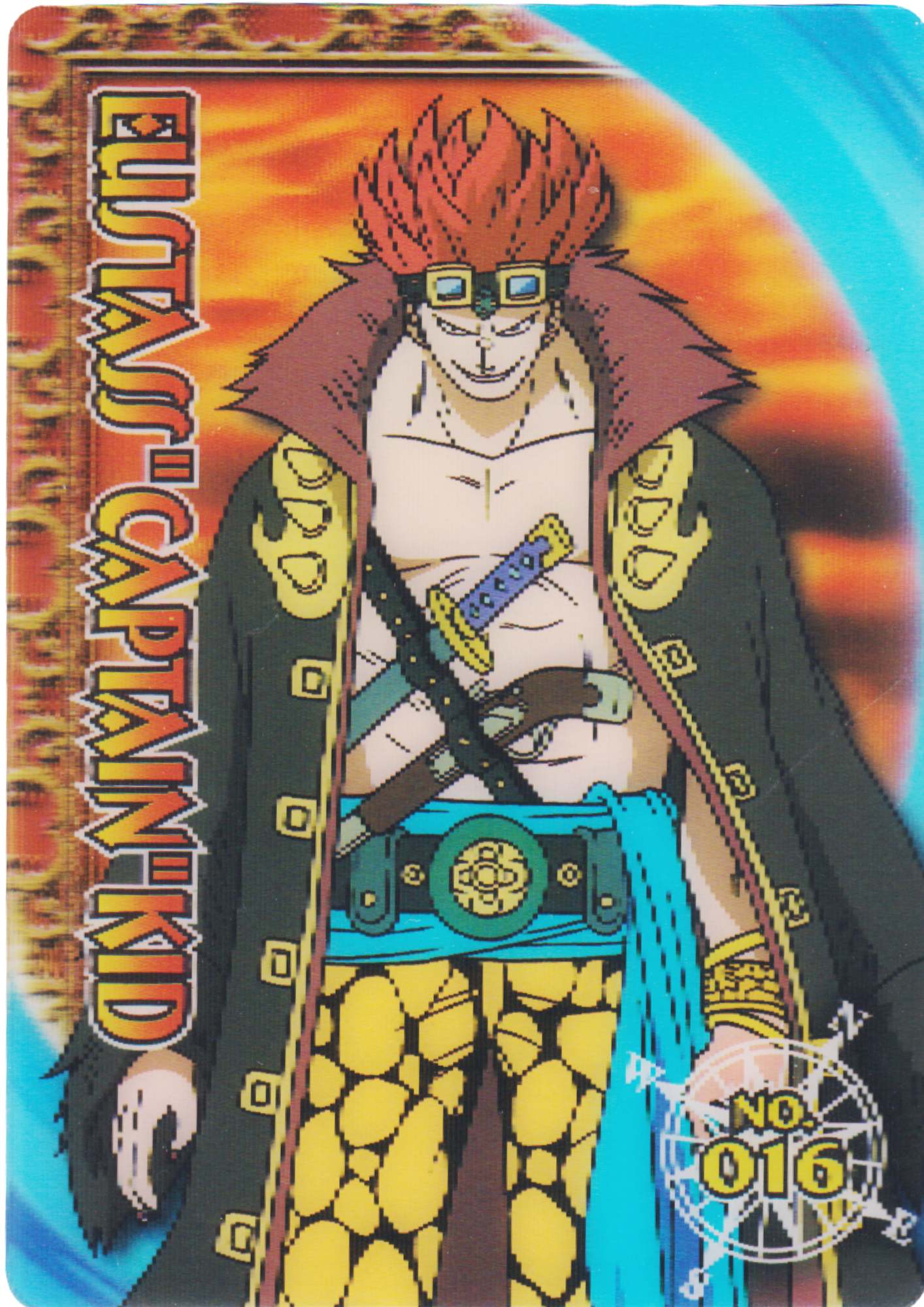 Eustass Kid No.016 | 3D Card Collection